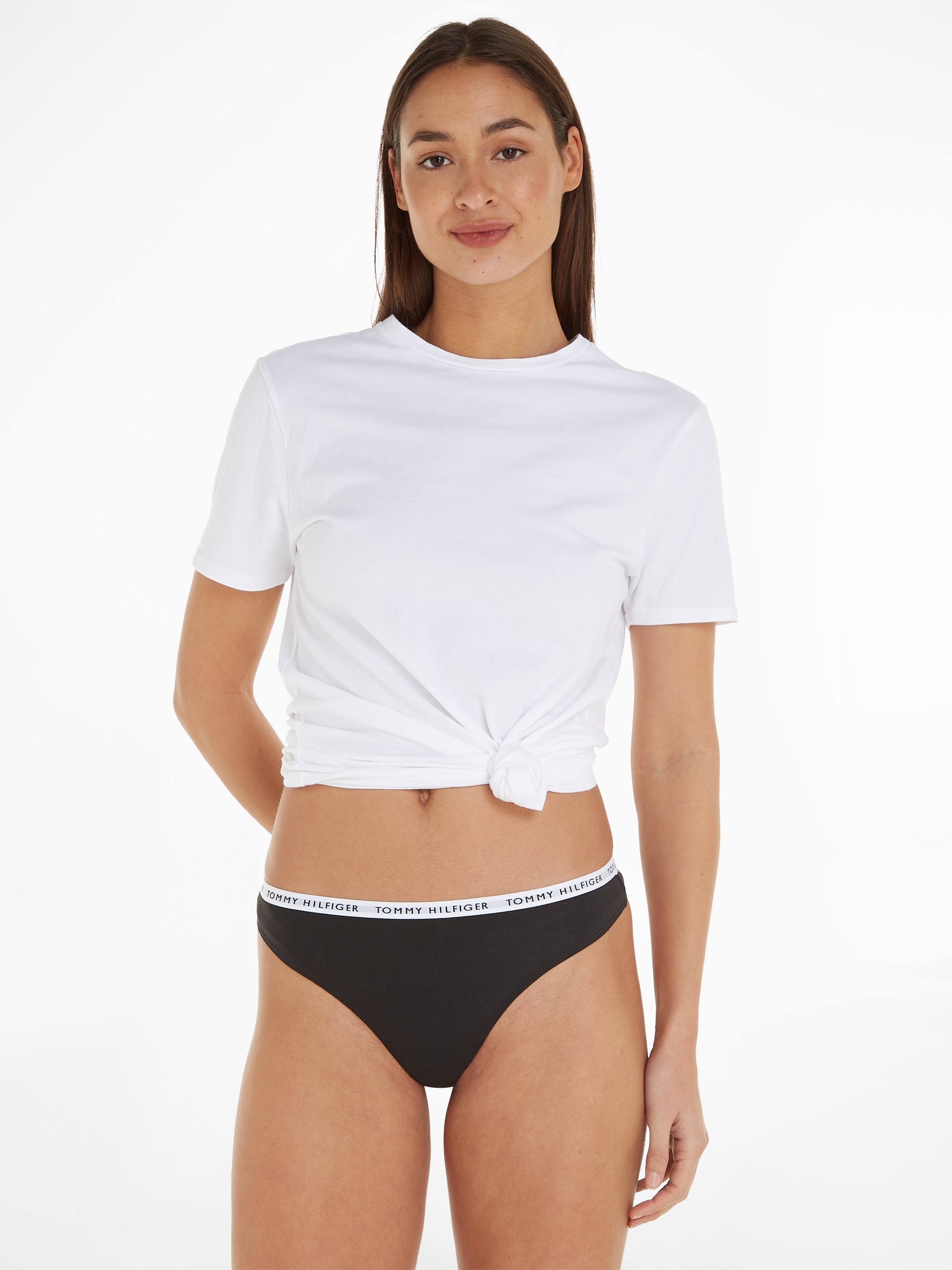 Tommy Hilfiger Underwear Slip, (3 St.), mit schmalem Logobündchen