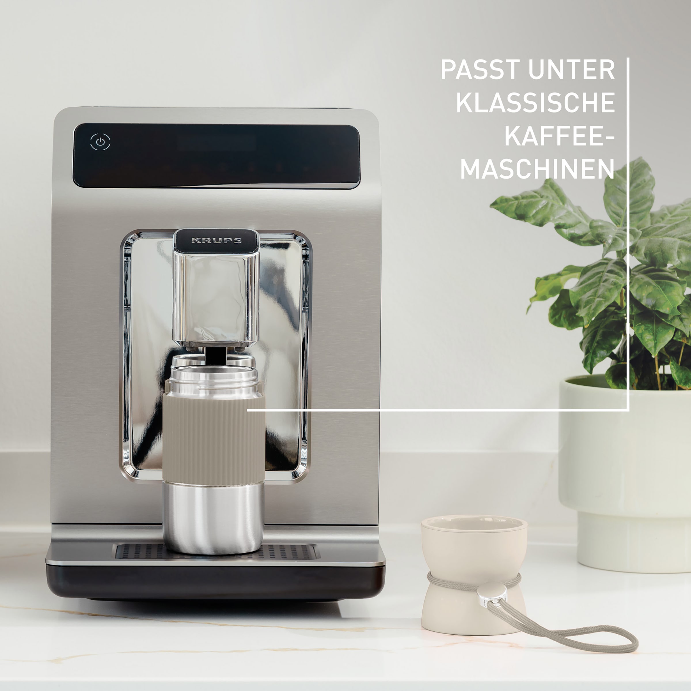 Emsa Thermobecher »beYou Cup« 0,36 Liter, aromatischer Trinkgenuss, 100% dicht, mit Trageband