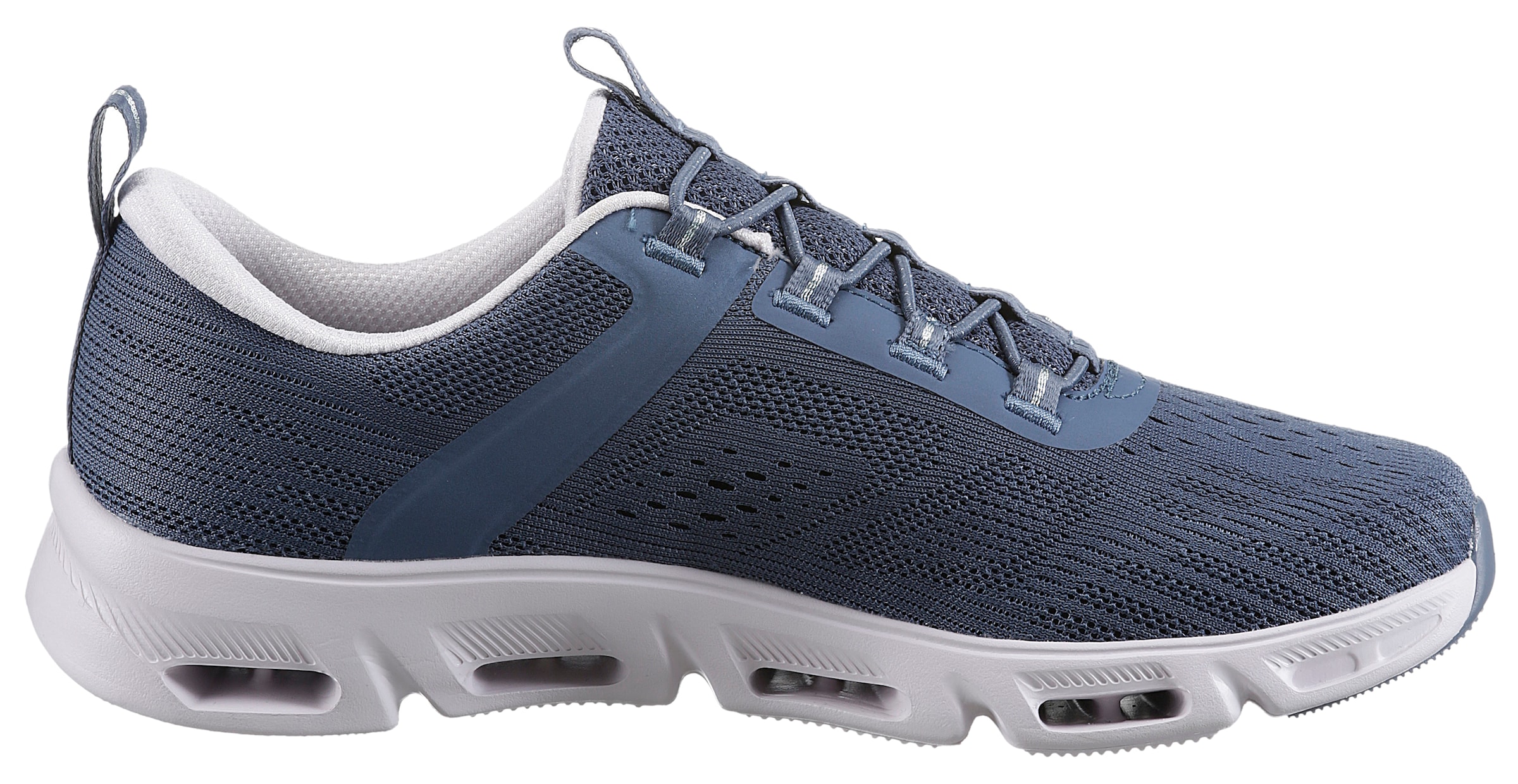 Skechers Slip-On Sneaker »GLIDE-STEP GRATIFY-RENOWN«, Trainingsschuh, Freizeitschuh mit Air-Cooled Memory Foam