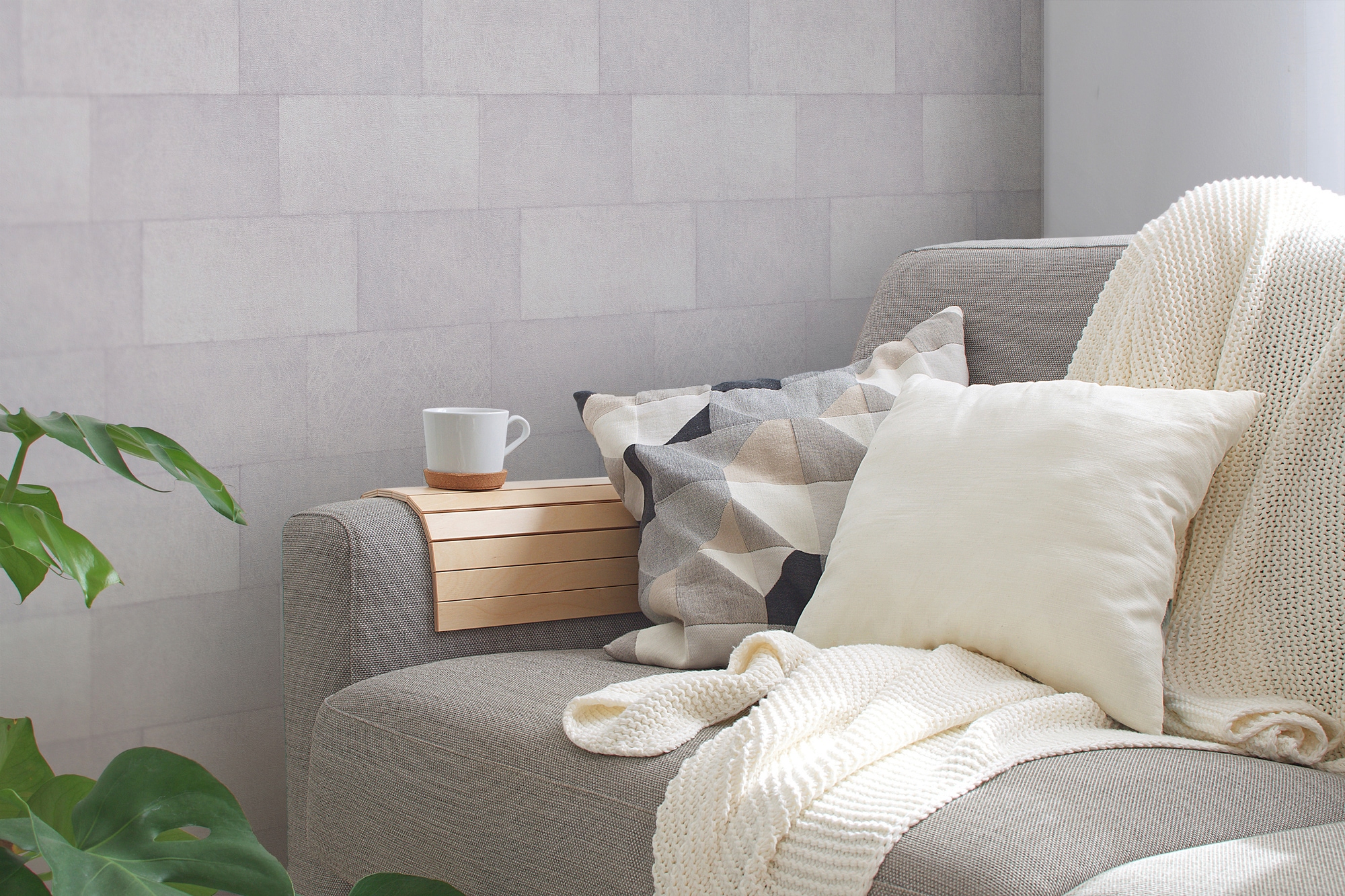 living walls Vliestapete »Titanium«, Steinoptik-gemustert-Motiv, Moderne Tapete Steinoptik Tapeten Wohnzimmer Schlafzimmer Küche Flur