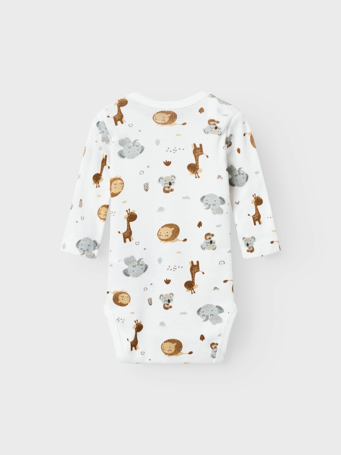 Name It Body »NBNBODY 2P LS BEIGE ANIMAL NOOS«