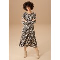 Aniston CASUAL Jerseykleid, mit abstraktem Blumendruck - NEUE KOLLEKTION