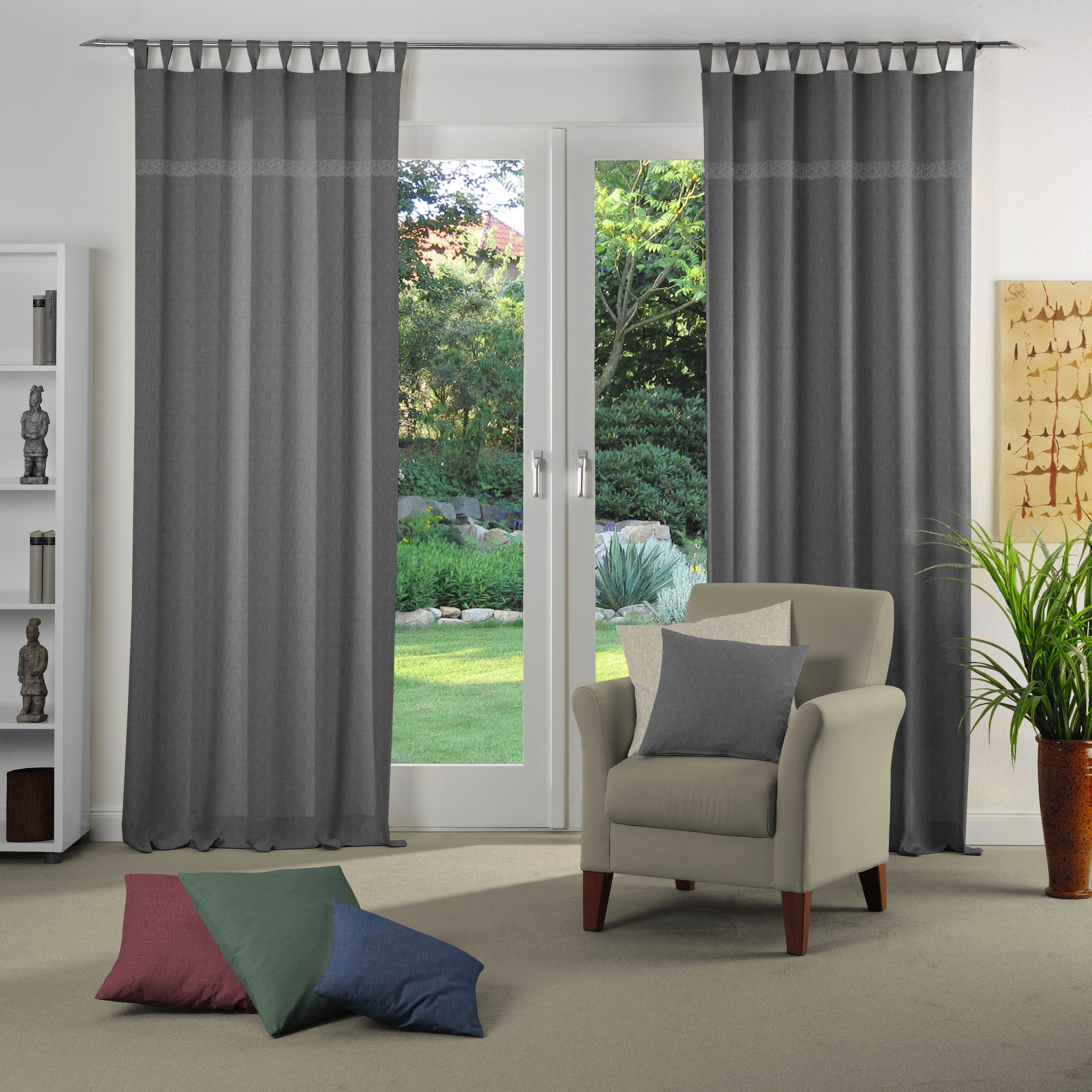 Wirth Vorhang »Wiessee« Schlaufen 1 Stk. tlg. günstig online kaufen