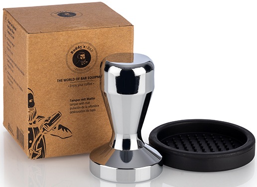 Buddy's Tamper »Buddy´s Bar - Barista Edition«, (Set, 2 tlg.), Premium, Kaffee Verdichter Kaffeemehlpresser, Espresso Stempel