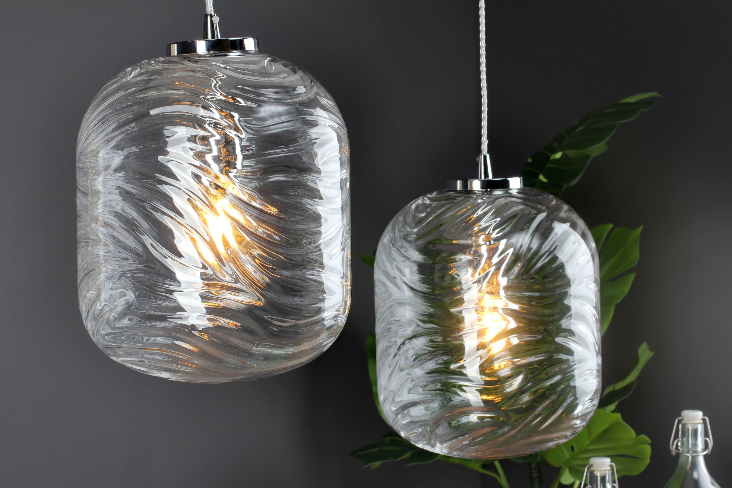 ECO-LIGHT Pendelleuchte »Nereide«, Leuchtmittel E27 | ohne Leuchtmittel