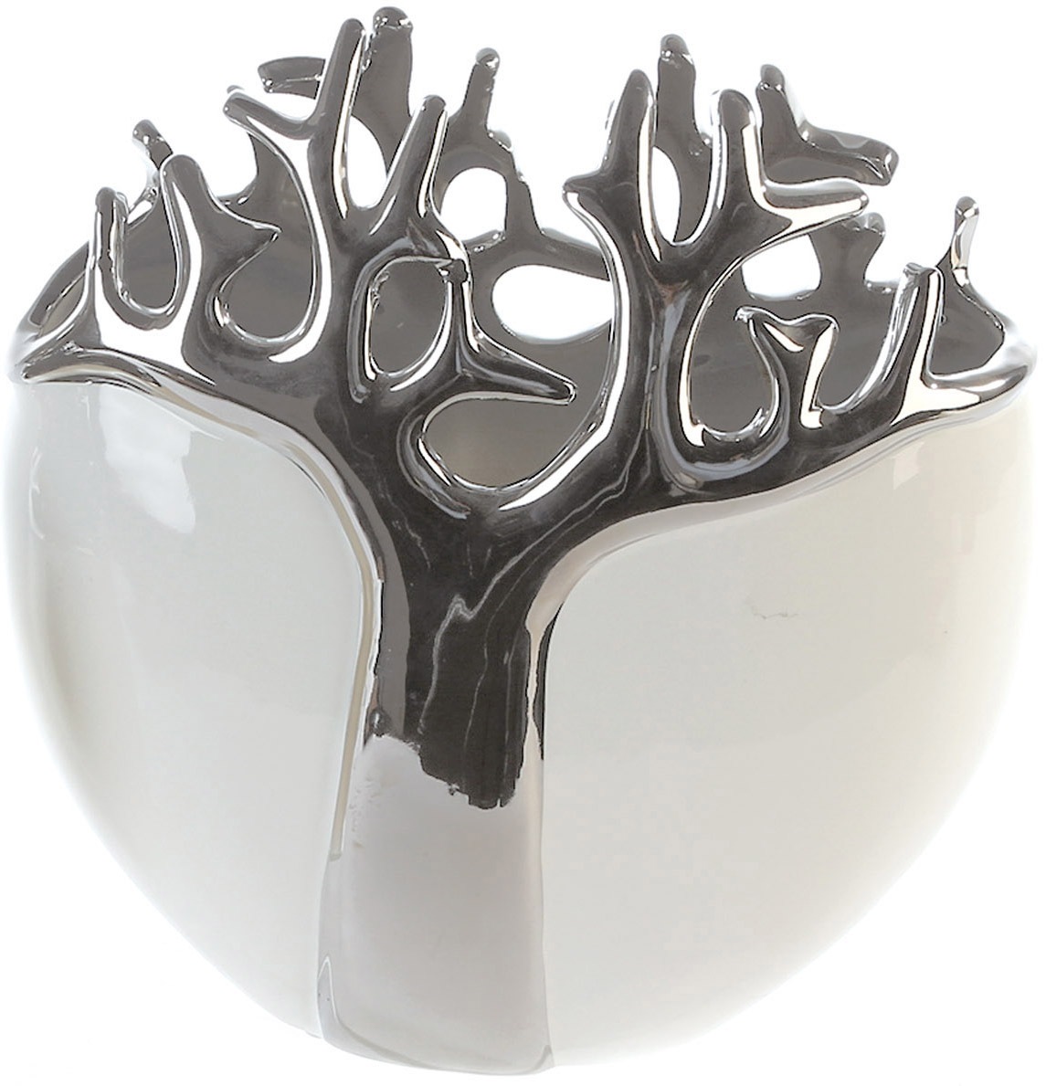 GILDE Dekovase »Tree« Keramik, Baum-Design, 21 cm hoch günstig online kaufen