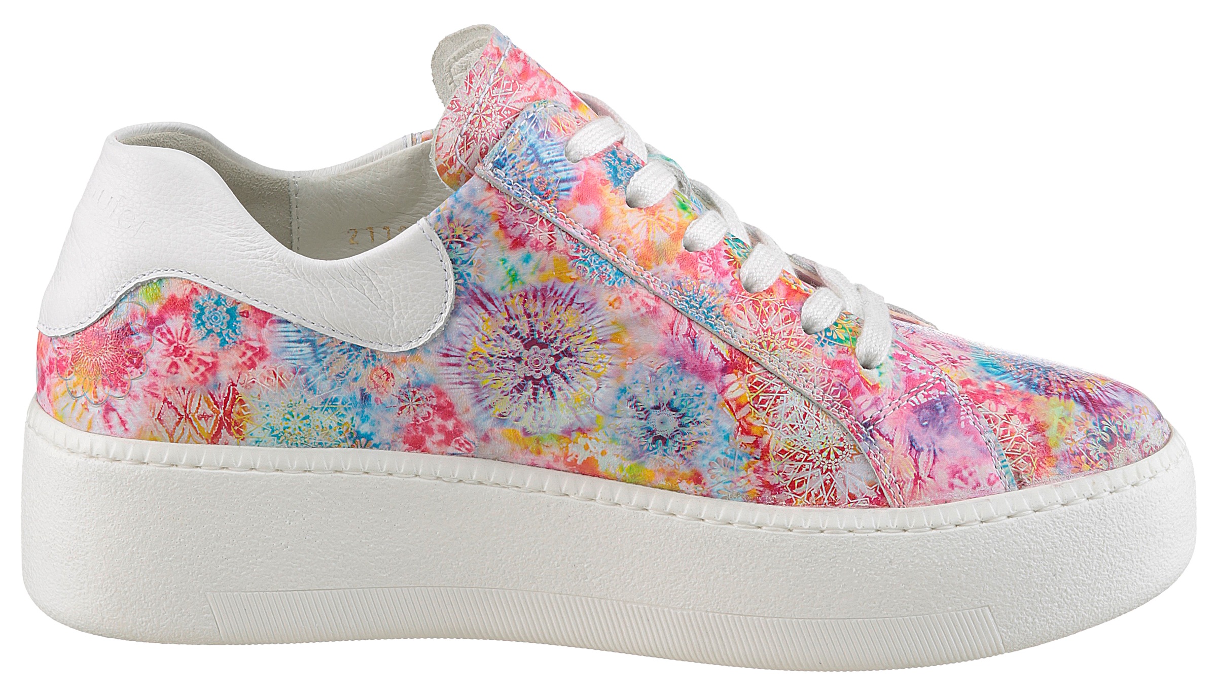 Waldläufer Plateausneaker »H-NICKY«  , Freizeitschuh, Halbschuh, Schnürschuh mit hübschem Blütenprint
