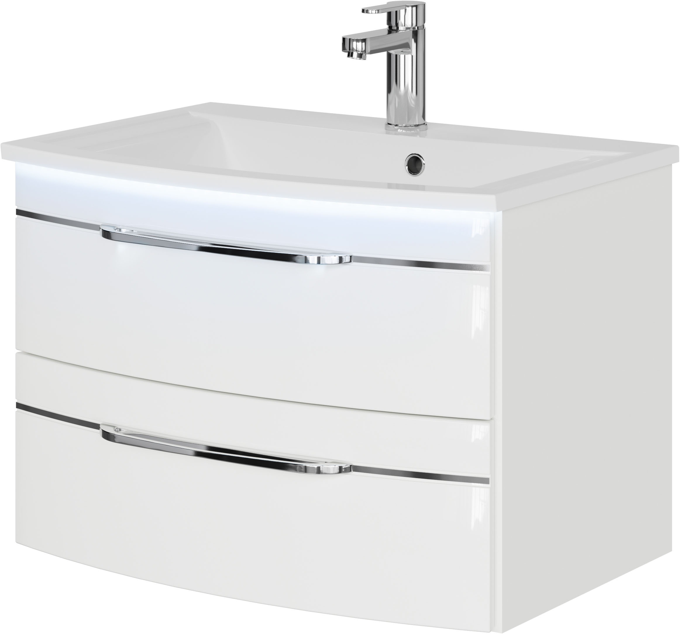 Saphir Waschtisch »Serie 7045 Mineralmarmor-Waschtisch und Unterschrank, 71 günstig online kaufen