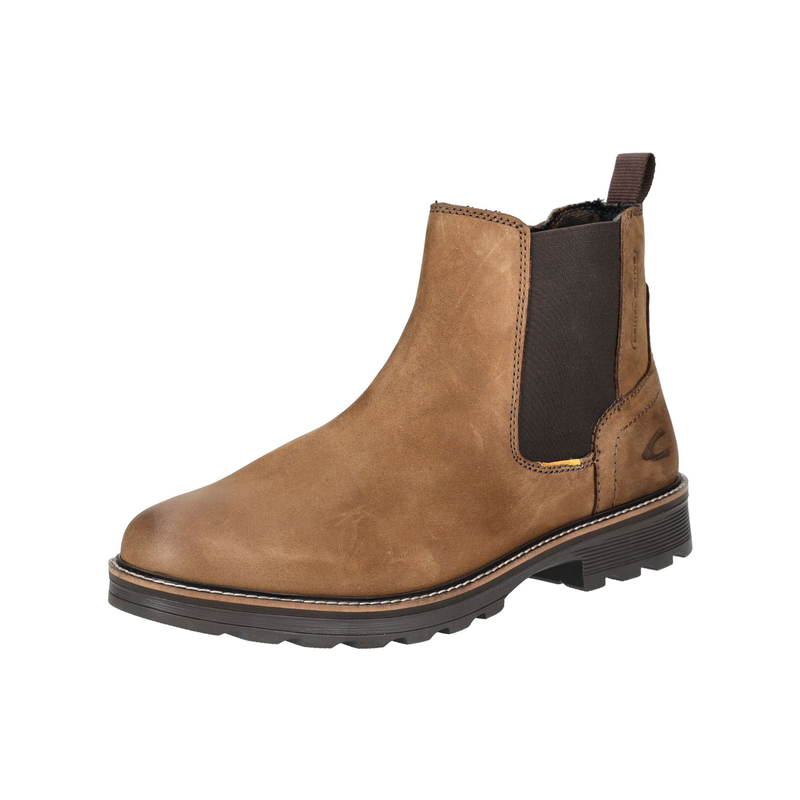 CAMEL ACTIVE Schnürstiefelette »Stiefelette Leder« Cafe 44 44 Verschluss: Reißverschluss
