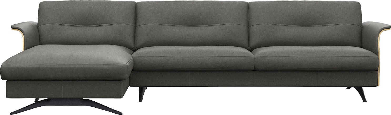 FLEXLUX Ecksofa »Glow, super bequem durch hochwertigem Sitzaufbau mit Feder günstig online kaufen