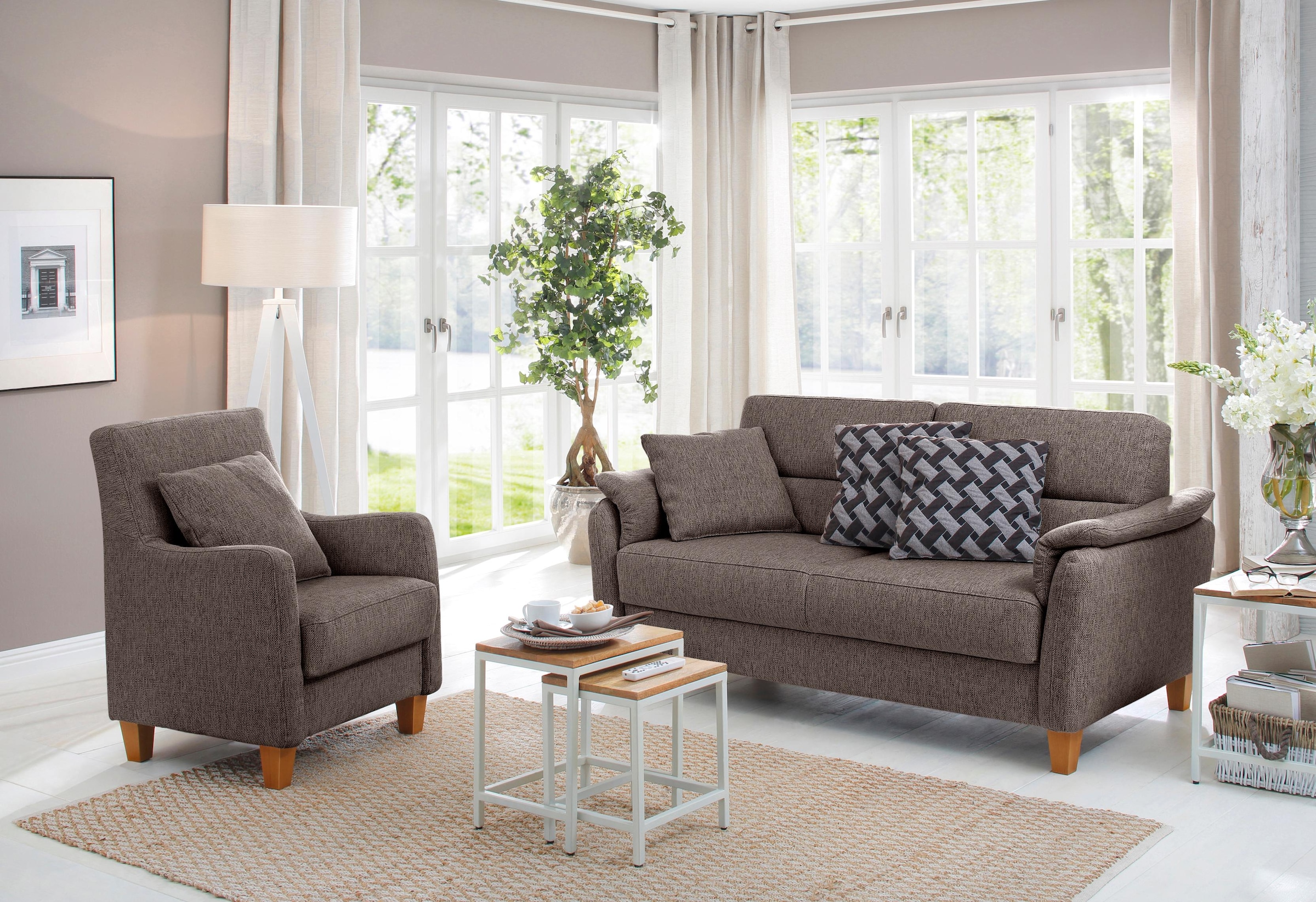 Home affaire Sessel »Palmera, B: 70 cm« mit Federkern günstig online kaufen