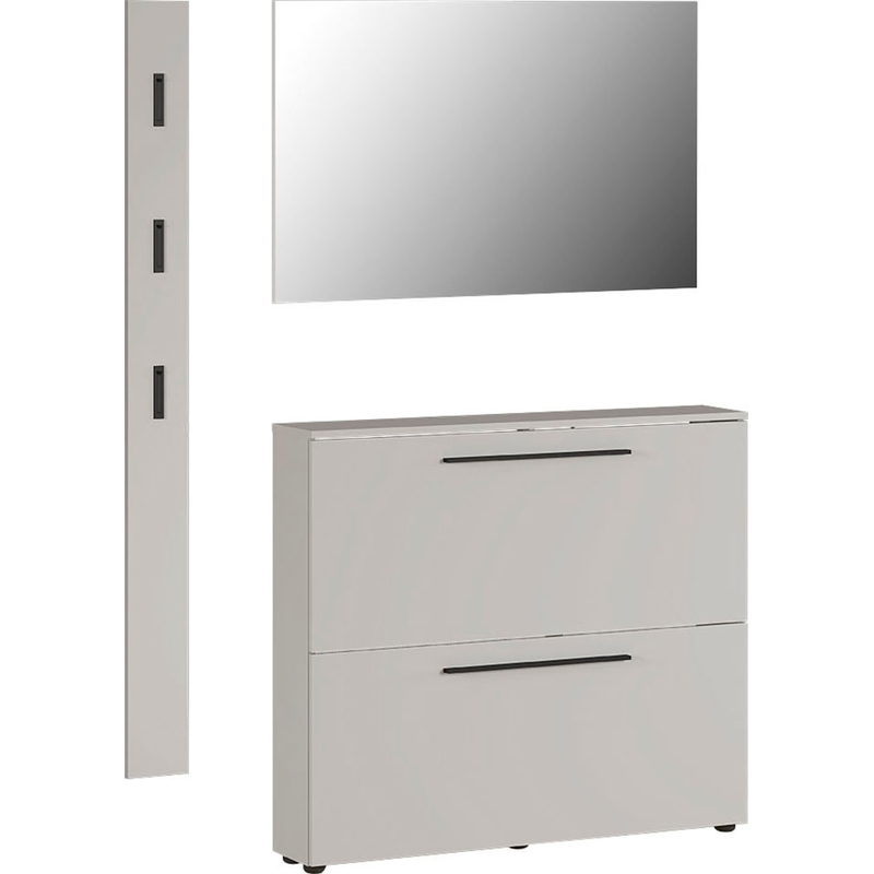 GERMANIA Garderoben-Set »GW-Utah« Set, 3 Stk. tlg. Kaschmir Schuhschrank, Spiegel, Garderobenpaneel