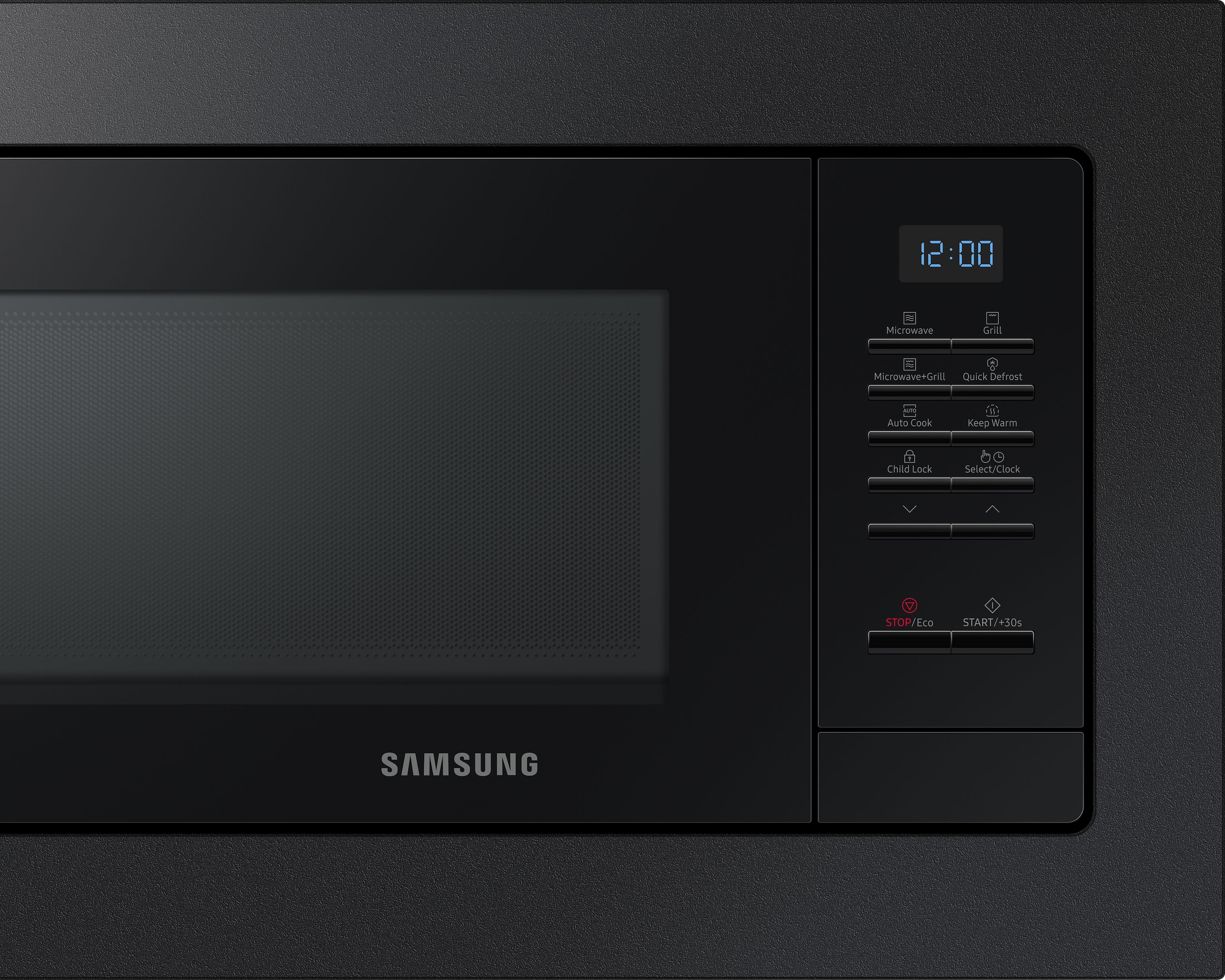 Samsung Mikrowelle »MG20A7013CB/EG«, Mikrowelle-Grill, Garen, Backen & Grillen mit pflegeleichten Keramik-Emaille Innenraum