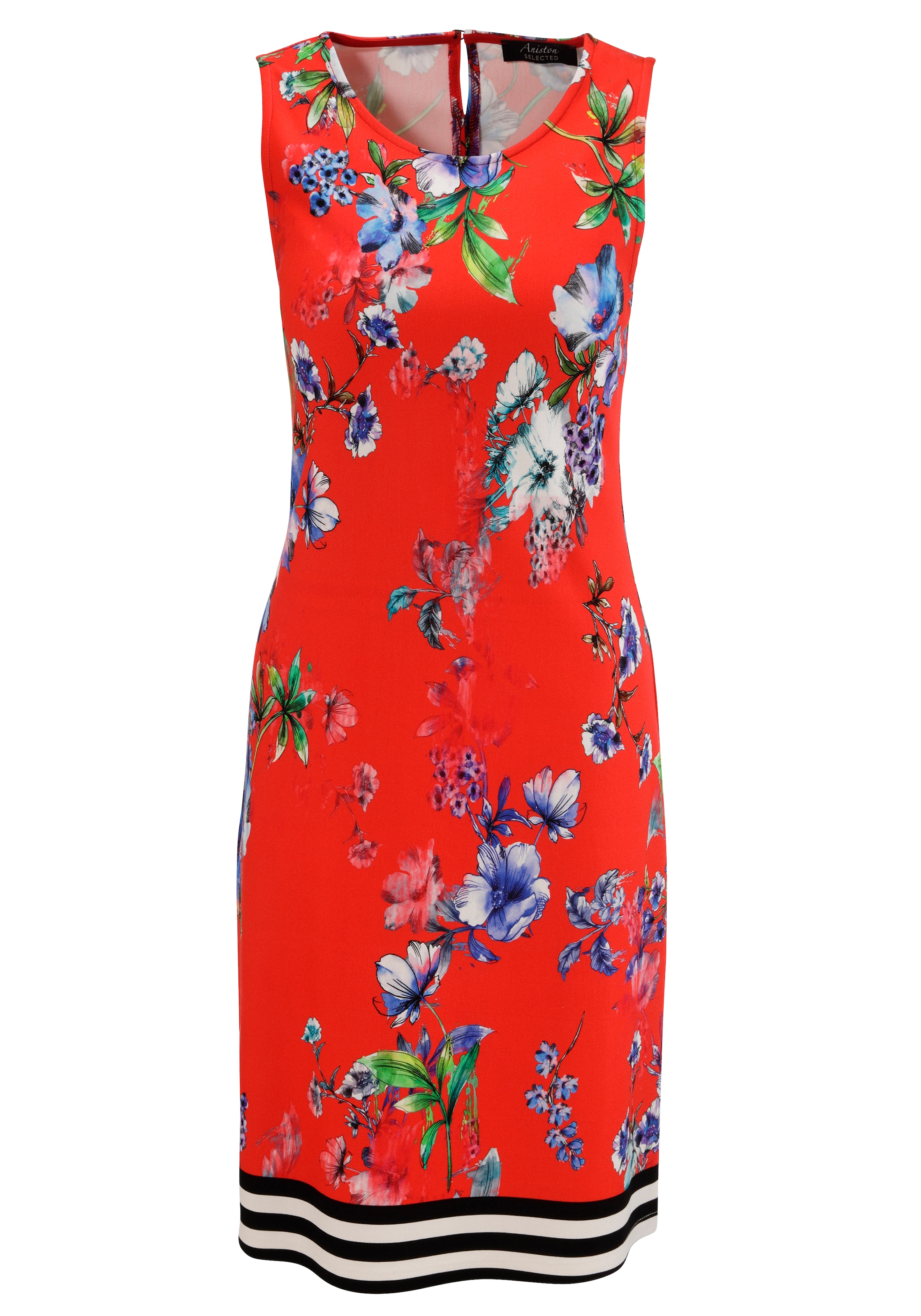 Aniston SELECTED Sommerkleid, mit farbharmonischem Blütendruck