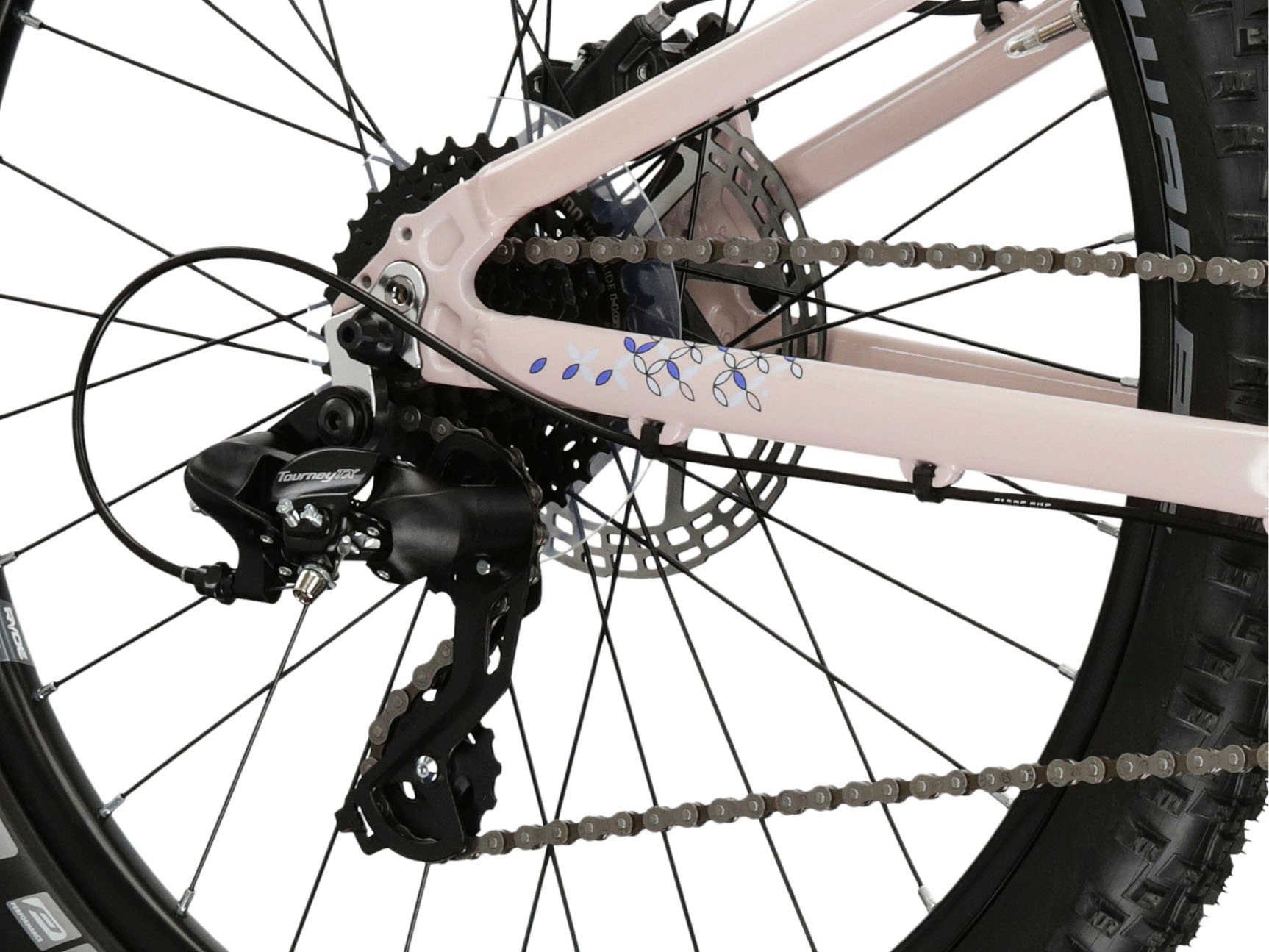 Kross Kinderfahrrad »Kinder-MTB Lea Jr 2.0«, 8 Gang, Shimano, TOURNEY TX800 Schaltwerk, Kettenschaltung