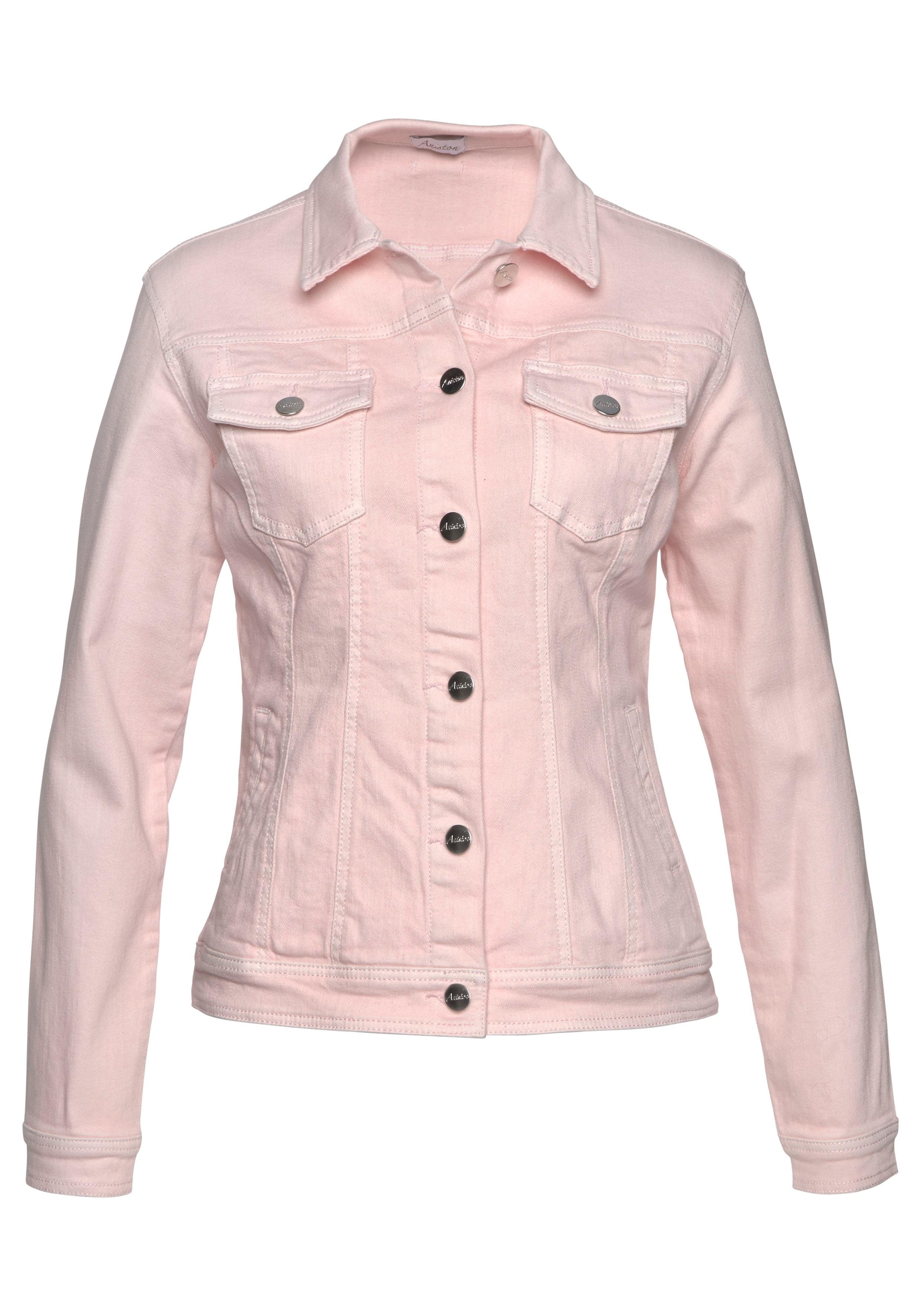 Aniston CASUAL Jeansjacke, im kaufen in zartem Pastell Online-Shop