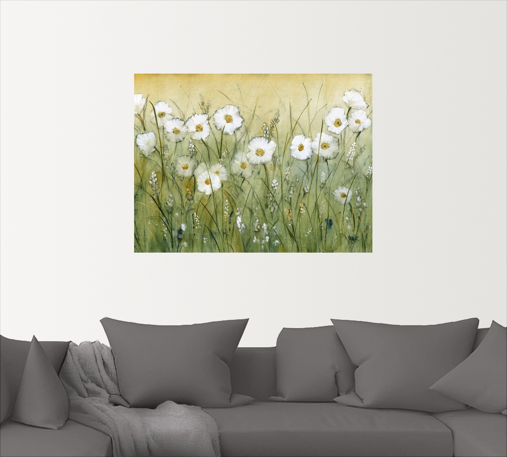 Artland Wandbild »Gänseblümchenfrühling II«, Blumen, (1 St.), als Alubild, Outdoorbild, Leinwandbild, Poster, Wandaufkleber