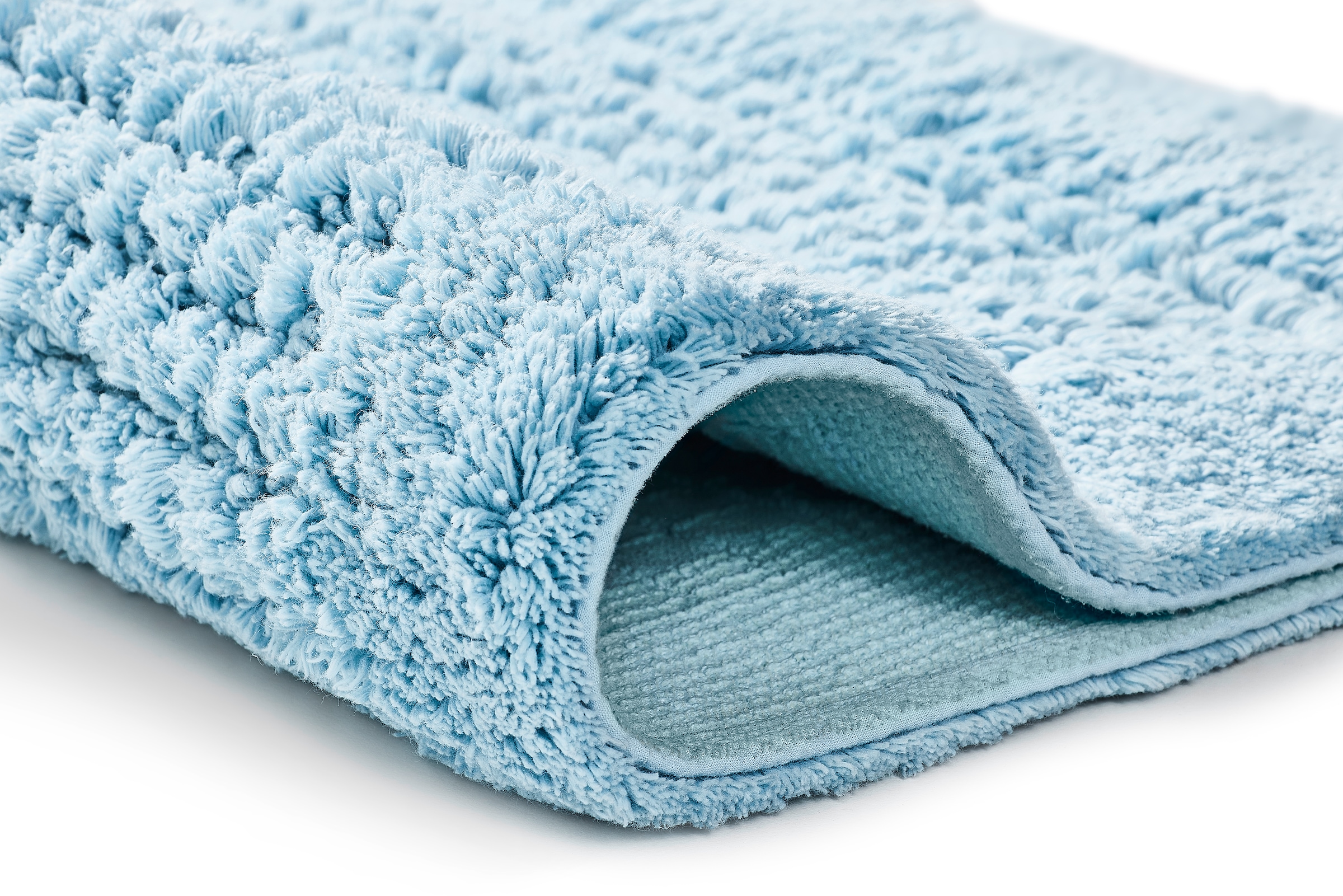 Kleine Wolke Badematte »Net«, rutschhemmend beschichtet, fußbodenheizungsgeeignet, Badteppich, Uni Farben, rutschhhemmend