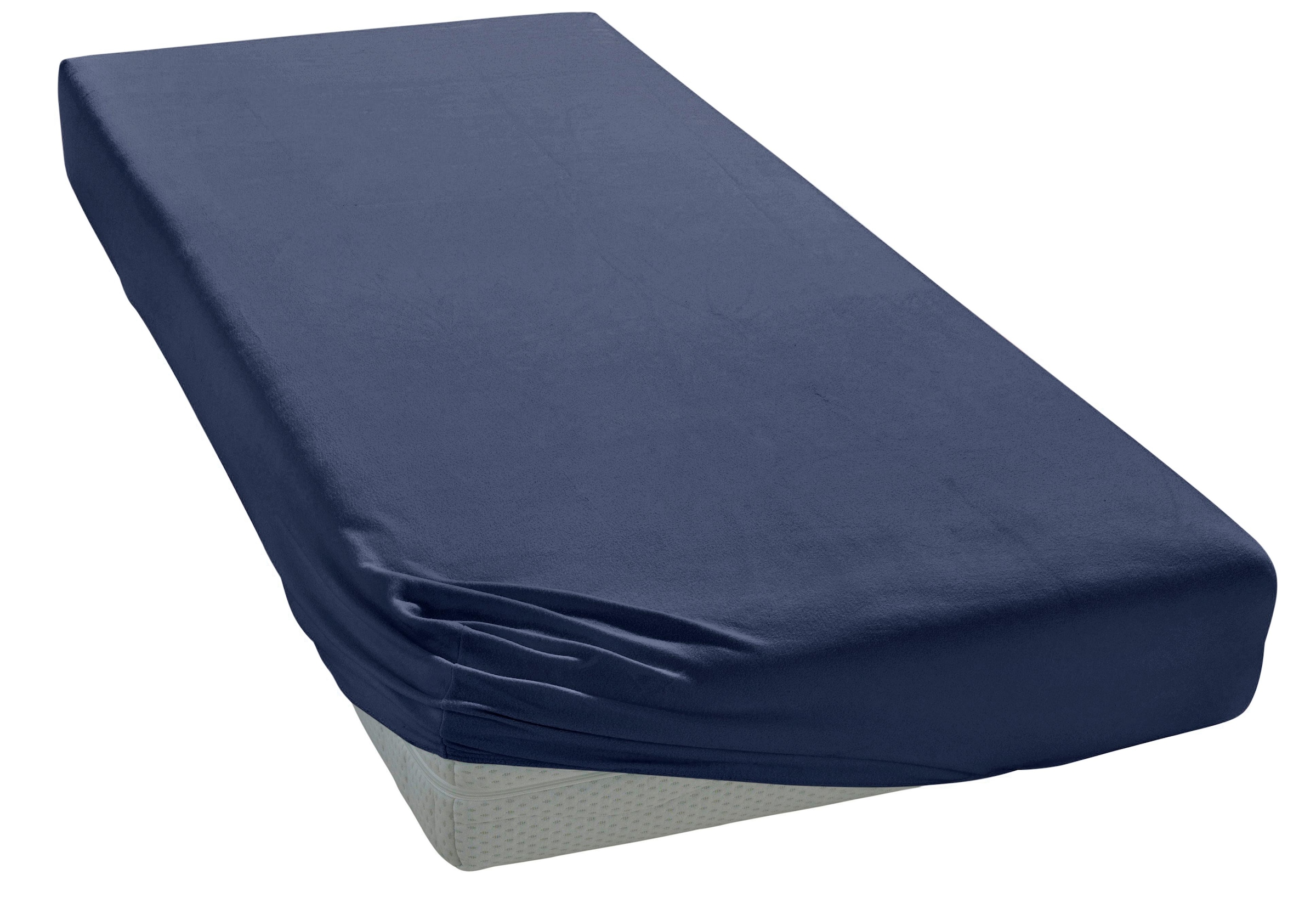 Elegante Spannbettlaken »Mako-Jersey« in hochwertiger Qualität mit Elasthan-Anteil