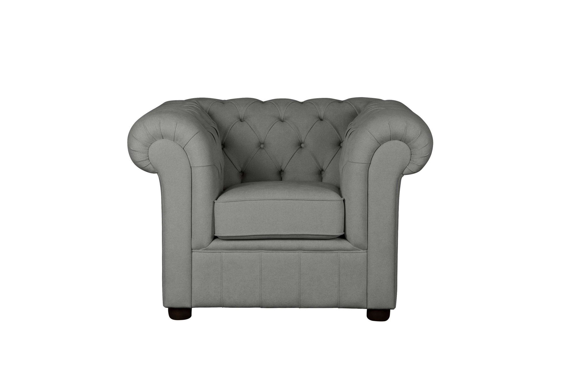 Home affaire Sessel »CHARENTE, Chesterfield, Wellenfederung, Maße B/T/H: 105/89/74 cm«, mit edler Knopfheftung und typischen Armlehnen