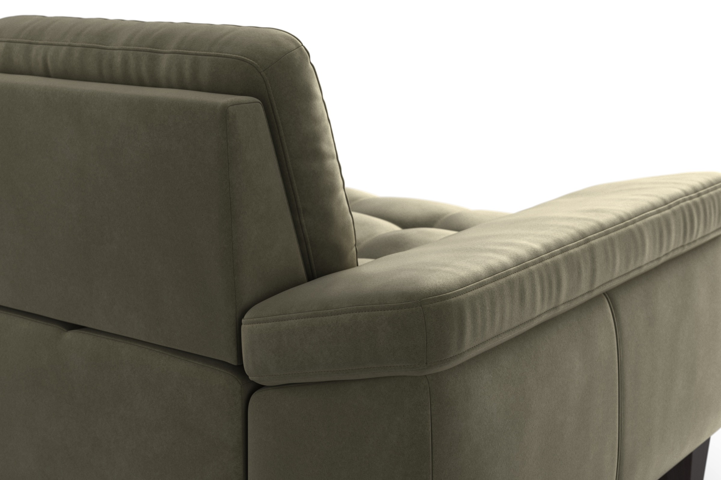 sit&more Ecksofa »Westham L-Form«, Recamiere, mit oder ohne Bettfunktion, Bettkasten, Füße wengefarben