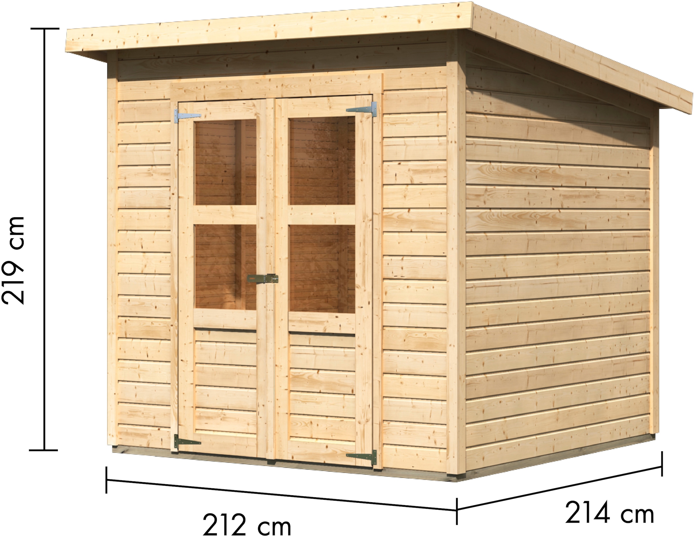 KONIFERA Gartenhaus »Akamaru 4«