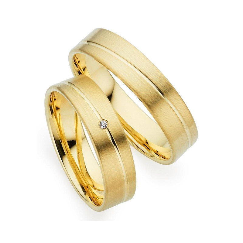 PHÖNIX Trauring »Schmuck Geschenk Gold 333 Trauring Ehering LIEBE versch. Varianten« Made in Germany, wahlweise mit oder ohne Brillant...