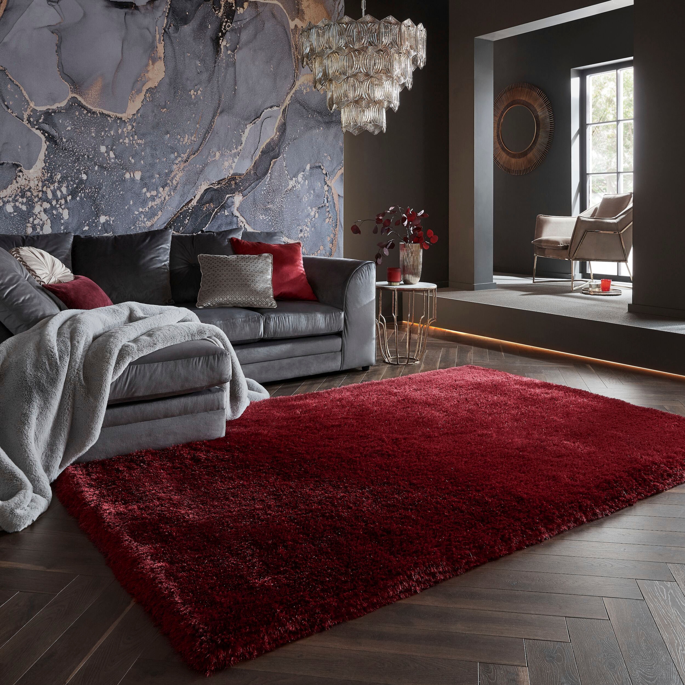FLAIR RUGS Hochflor-Teppich »Pearl«, rechteckig, 70 mm Höhe