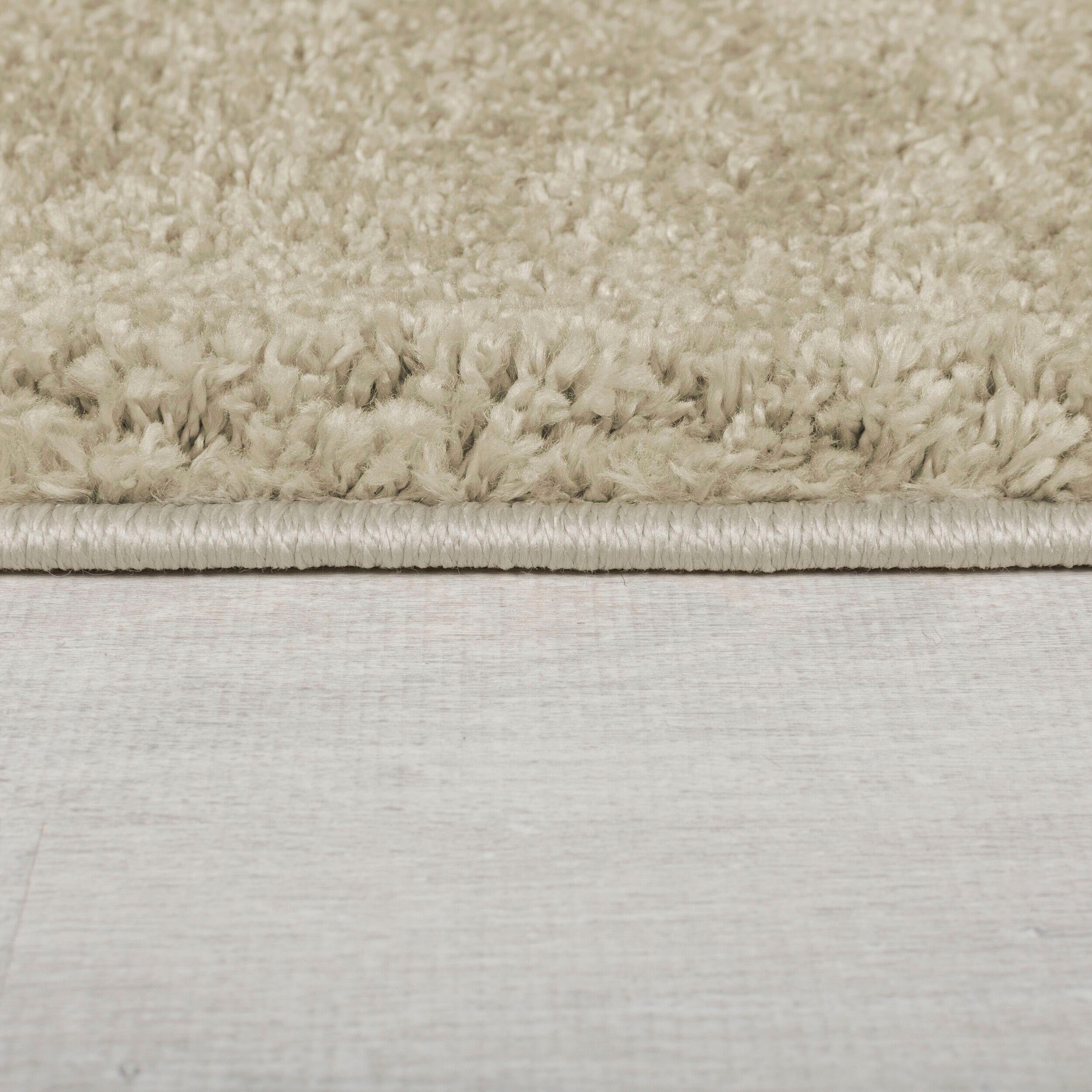 FLAIR RUGS Hochflor-Teppich »Feather«, rund, 40 mm Höhe