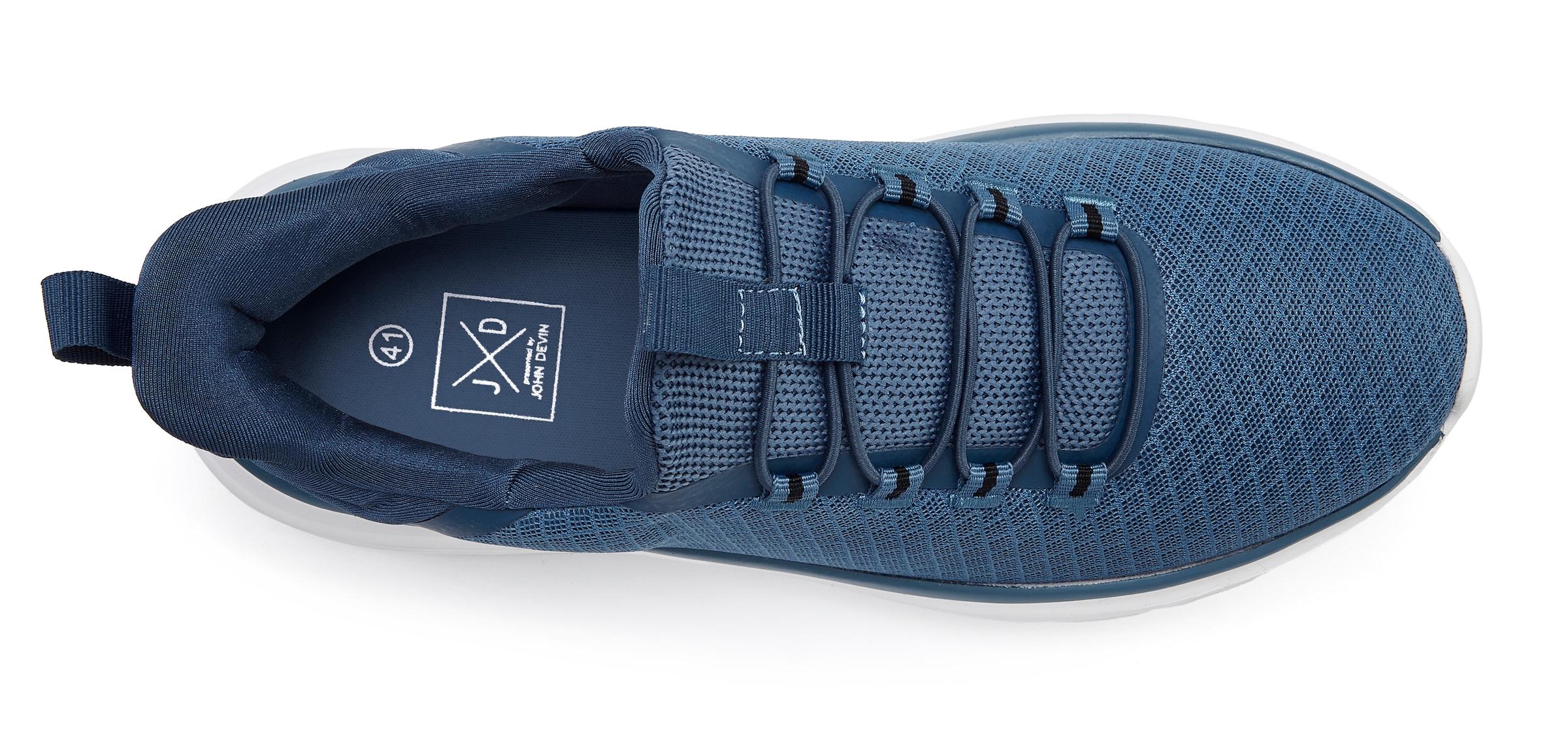 John Devin Sneaker »Halbschuhe, Freizeitschuhe«  mit elastischen Bändern für schnelles Reinschlüpfen, Unisex VEGAN