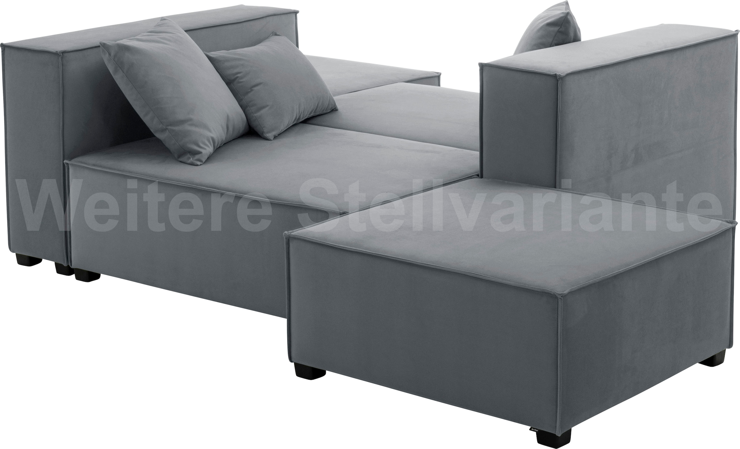 Max Winzer® Wohnlandschaft »MOVE«, (Set), Sofa-Set 09 aus 6 Sitz-Elementen,  inklusive 3 Zierkissen auf Rechnung kaufen