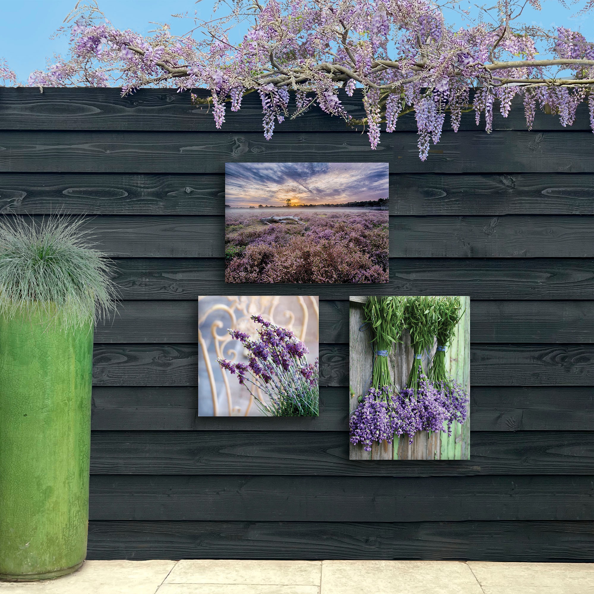 Art for the home Leinwandbild »Outdoor Lavendel 50x70cm«, (1 St.)