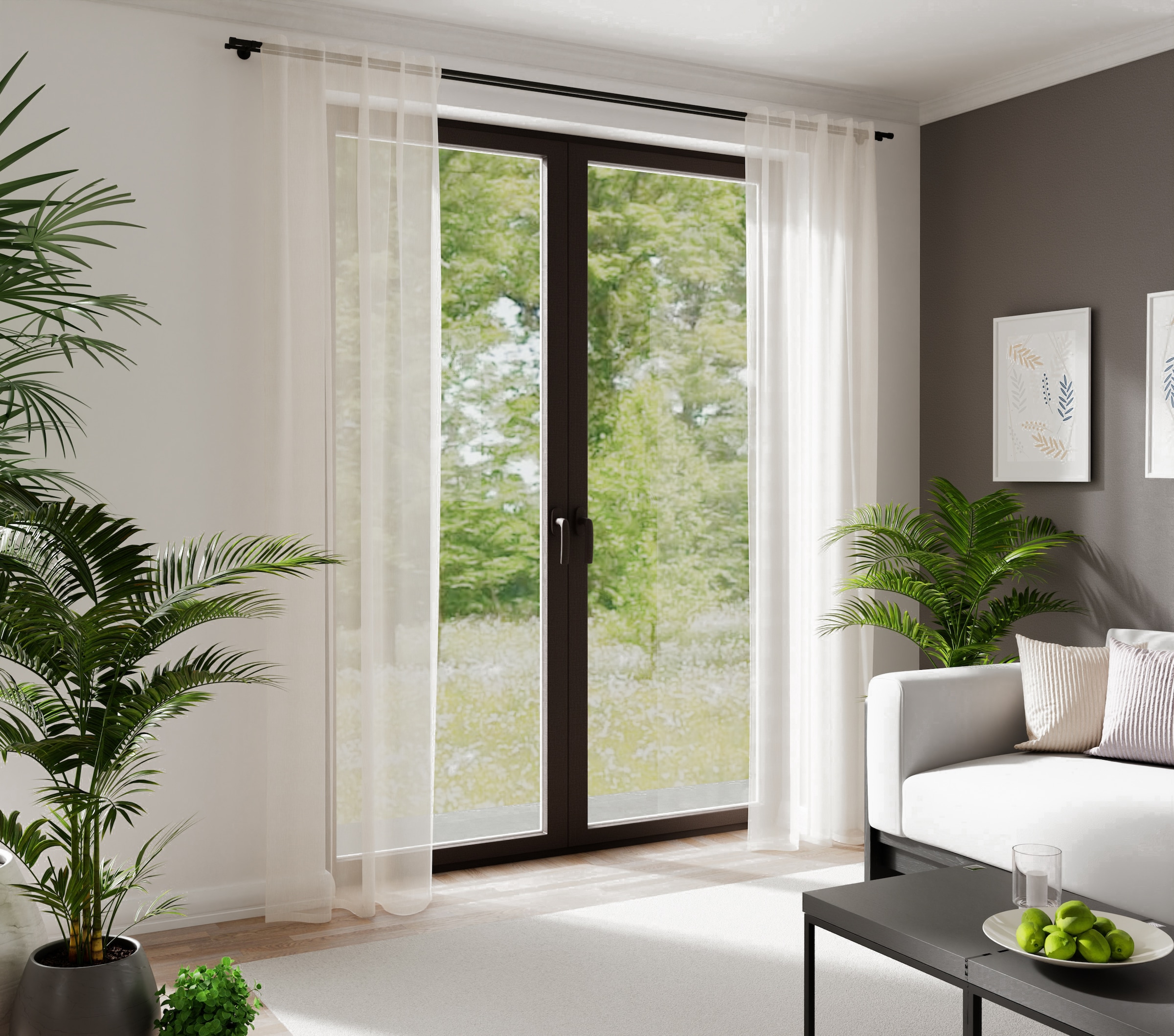 HOMING Gardine »Faria« verdeckte Schlaufen 1 Stk. tlg. Fertigschal