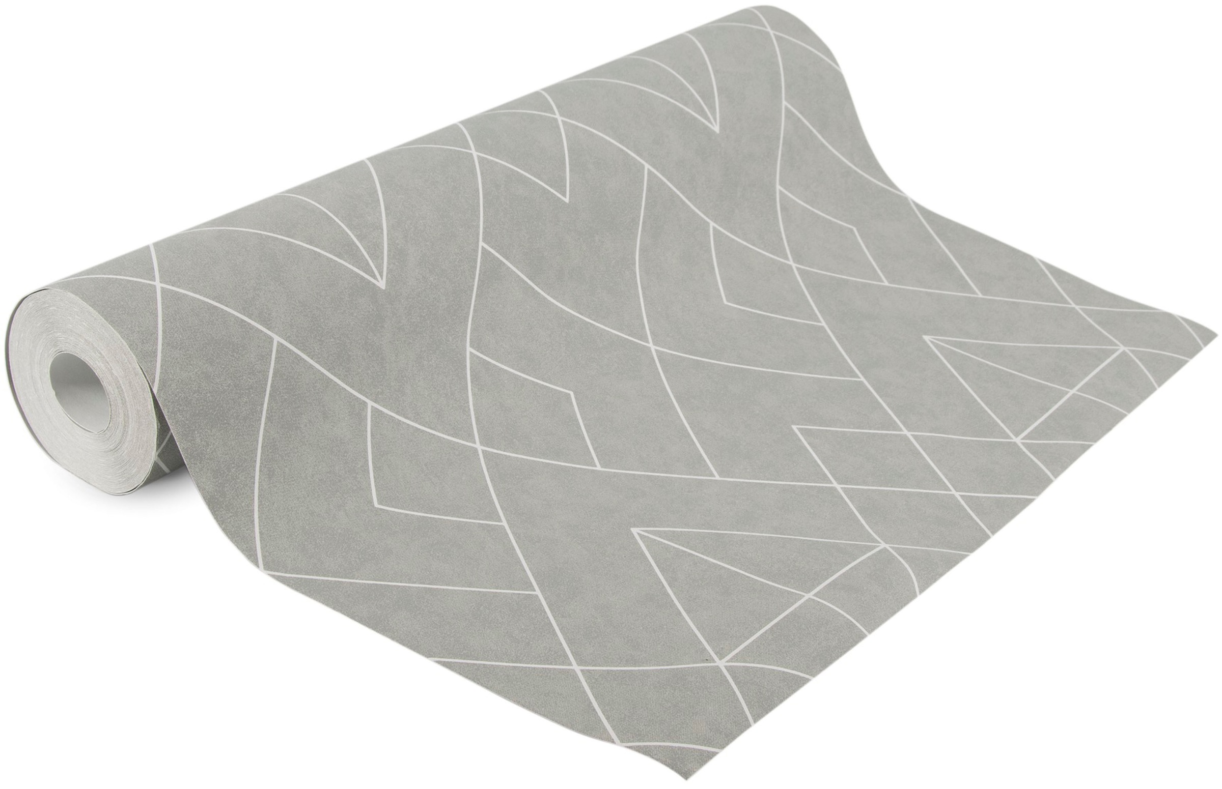 Superfresco Easy Vliestapete »Demi Grau« Motiv texturiert botanisch