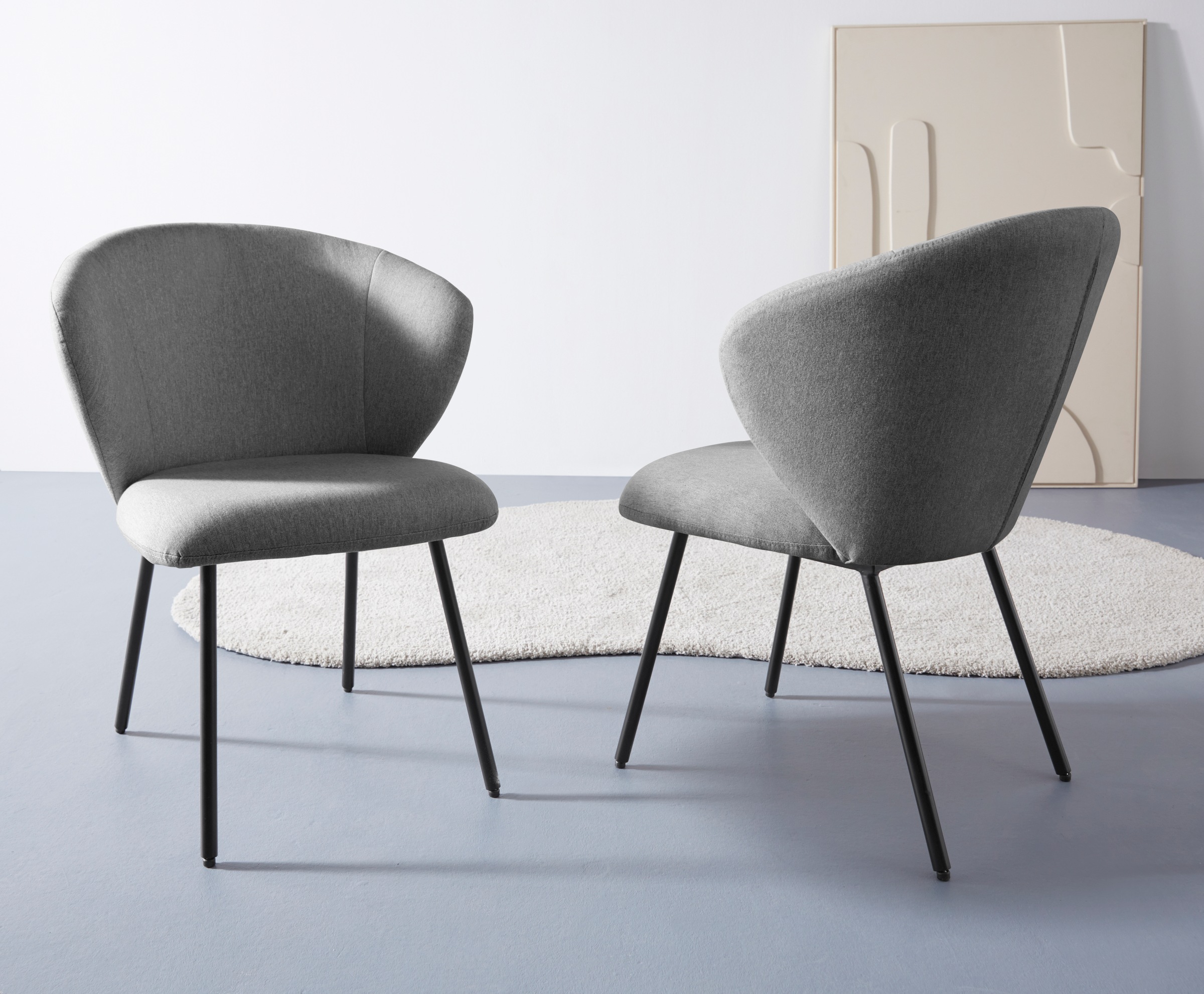 LeGer Home by Lena Gercke Esszimmerstuhl »Galilea« (Set) 2 Stk. Struktur mi günstig online kaufen