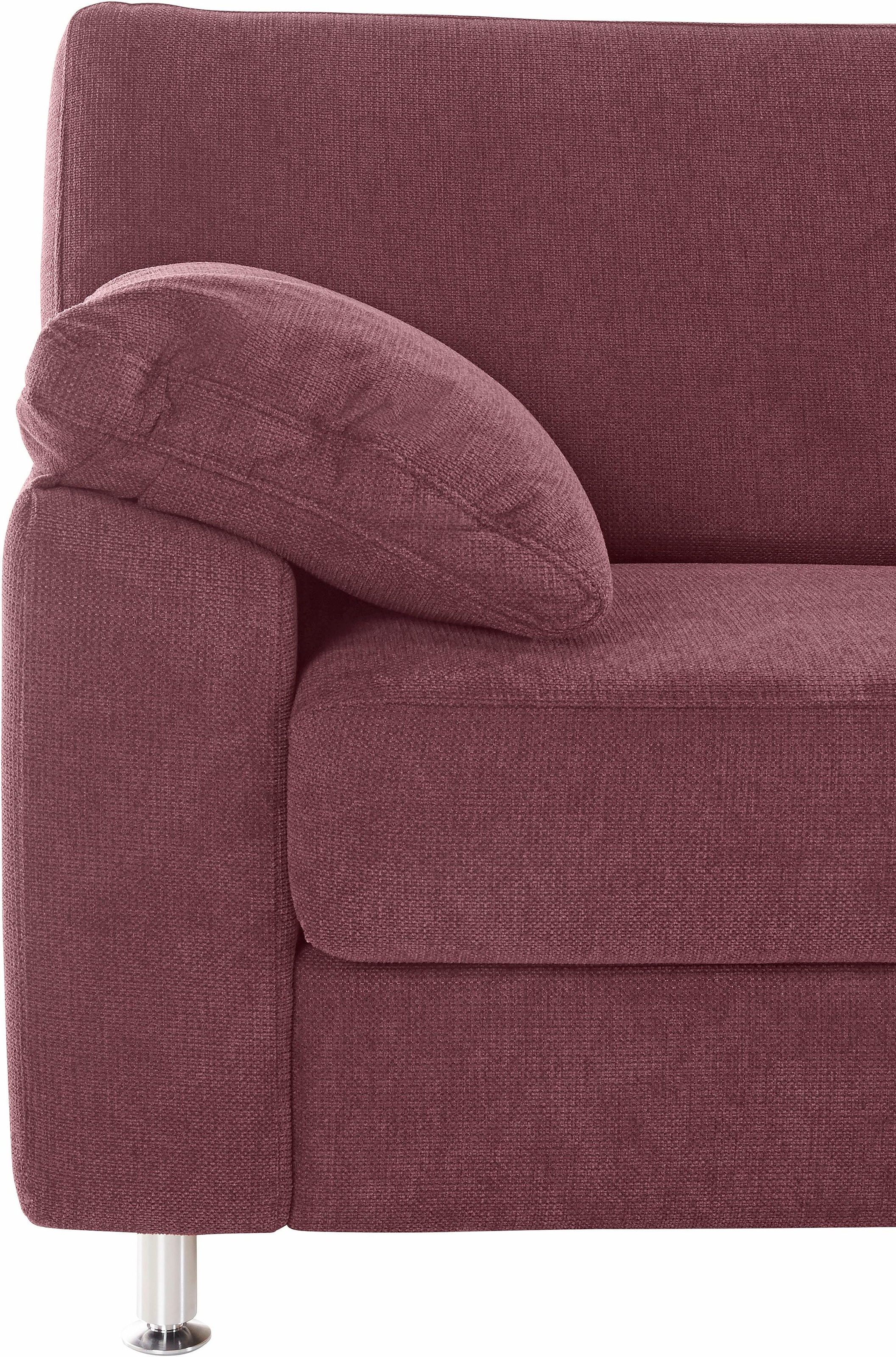 sit&more Ecksofa »Belfort L-Form«, wahlweise mit Vorziehsitz und Bettkasten