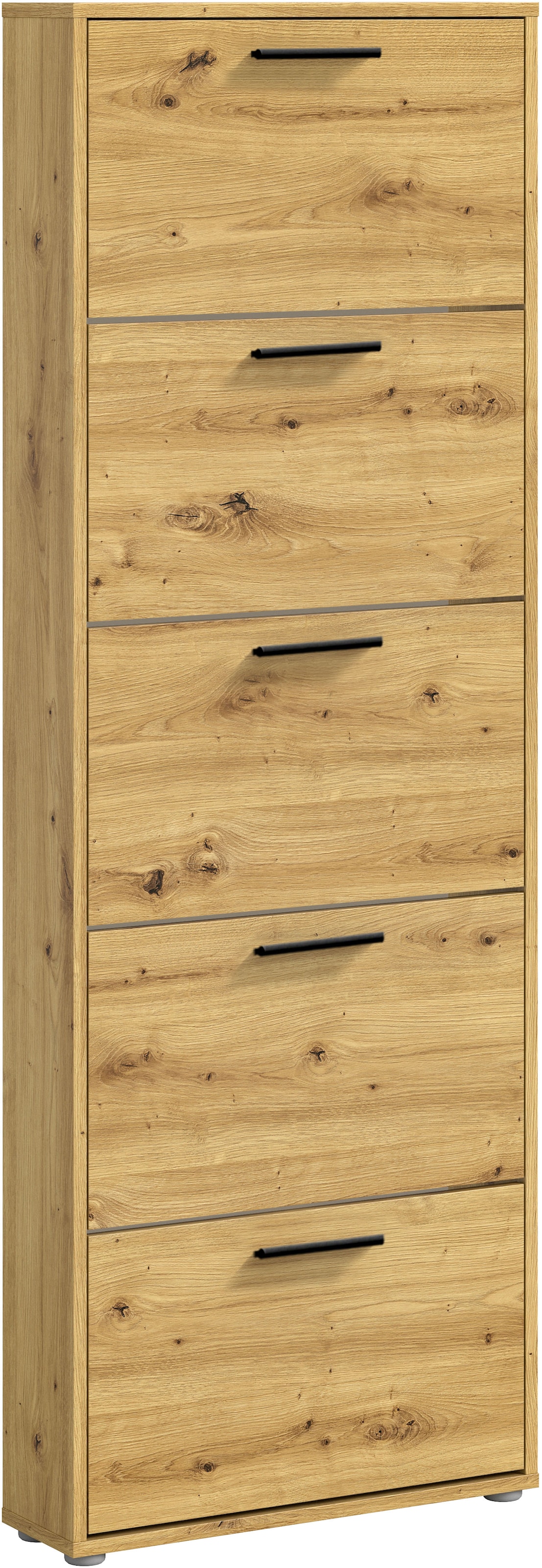 HBZ Schuhkommode »Sam Schuhkipper, Schuhschrank BxHxT 59x169x17 cm«, (1 St.), mit 5 Klappen