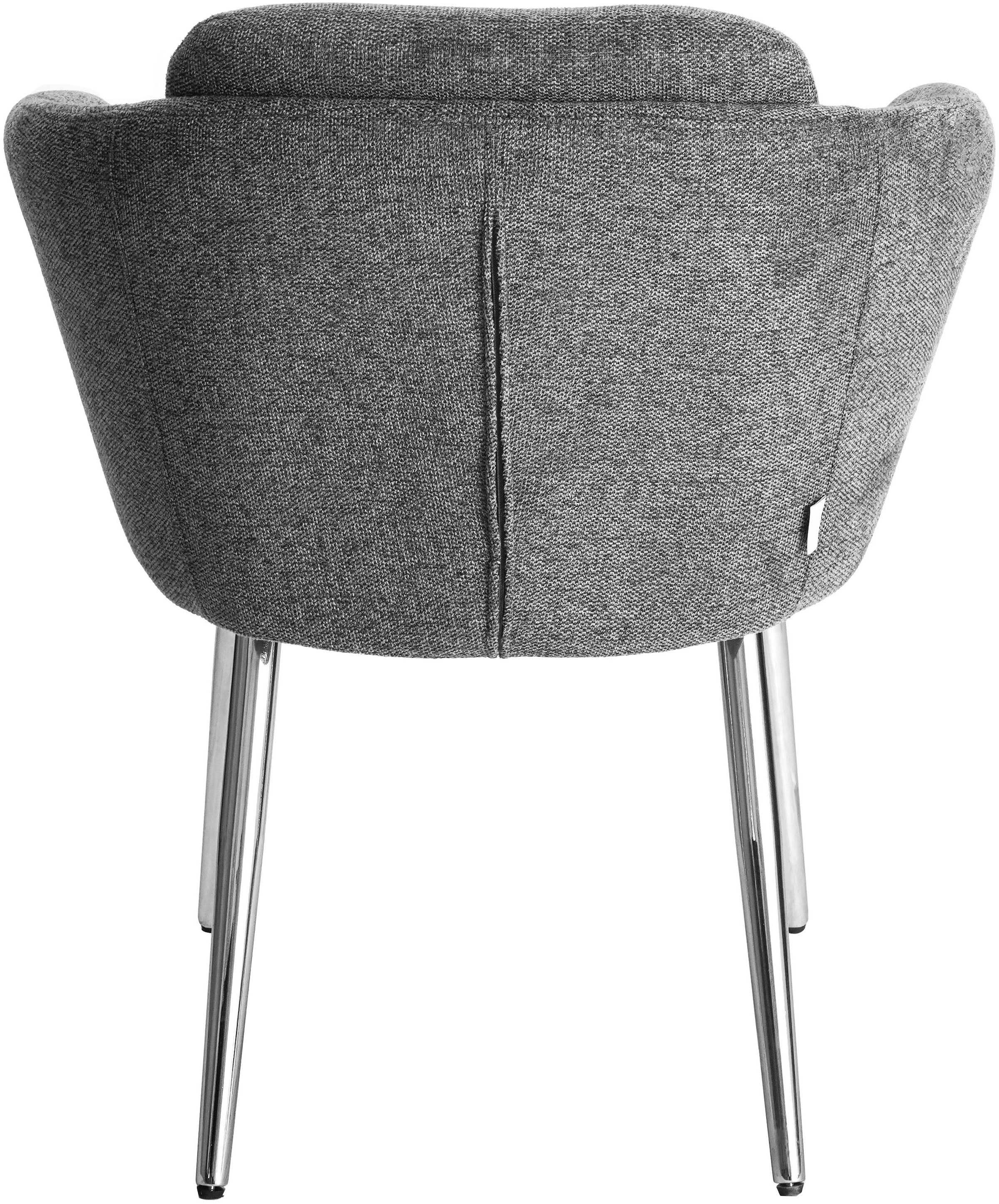 LeGer Home by Lena Gercke Esszimmerstuhl »Fleur« (Set) 2 Stk.Strukturstoff, ergonomisches Design, gesteppte Rückenlehne