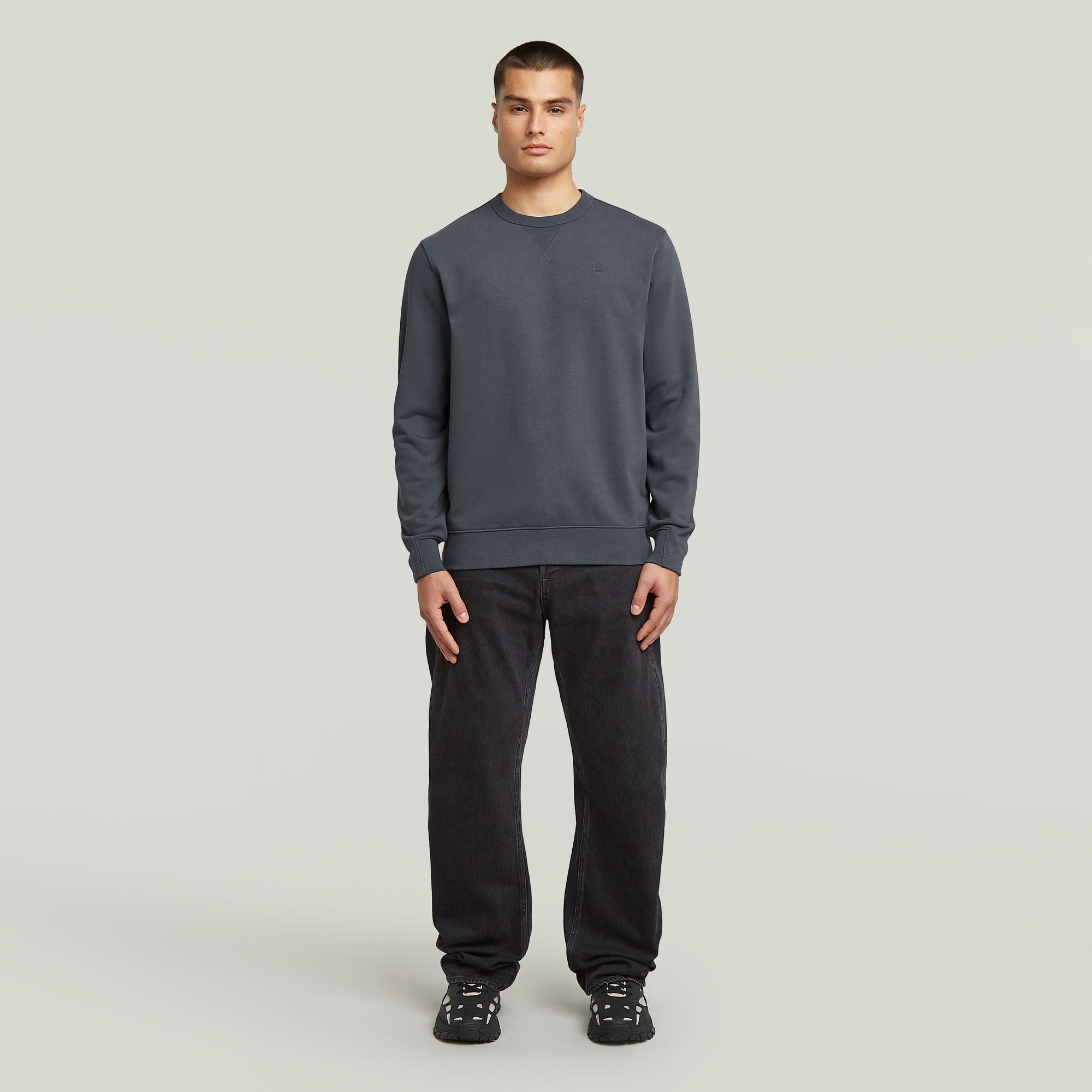 G-STAR Sweatshirt »Nifous«, mit halben Ärmelbündchen
