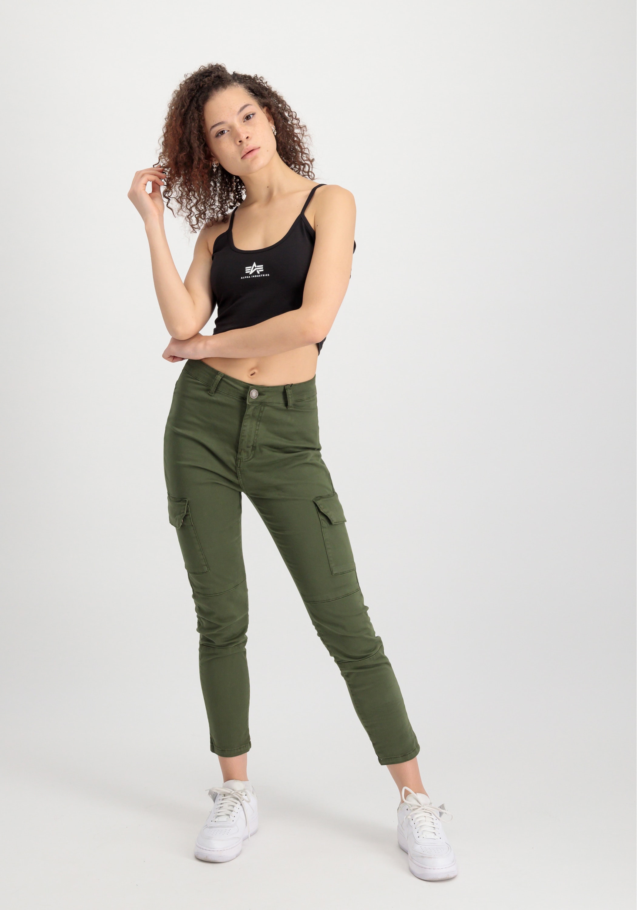 Alpha Industries Muscleshirt »Alpha Industries Women - Tanks Basic Crop-Top SL Women«