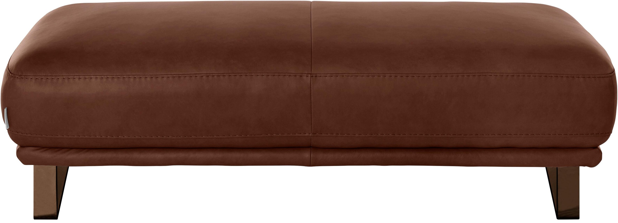 W.SCHILLIG Hocker »montanaa«, mit Metallkufen in Bronze pulverbeschichtet, Breite 141 cm