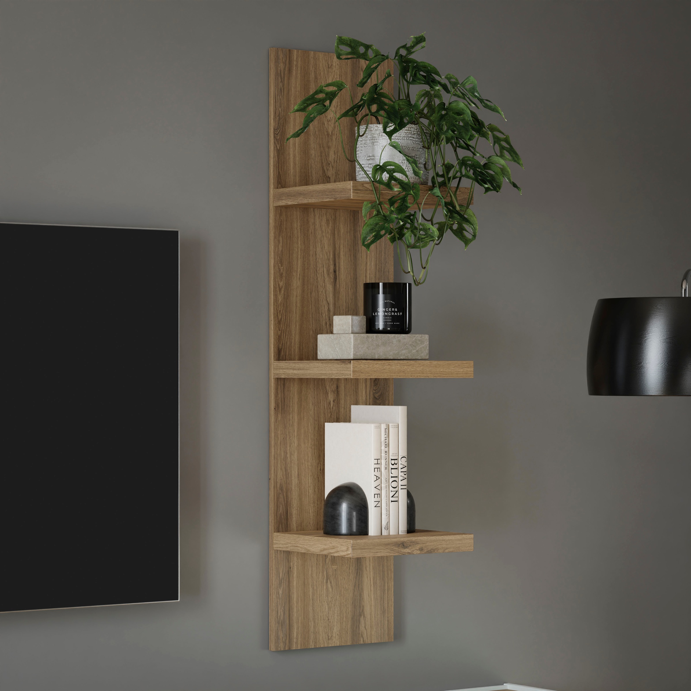 FORTE Wandregal »Lewisville« günstig online kaufen