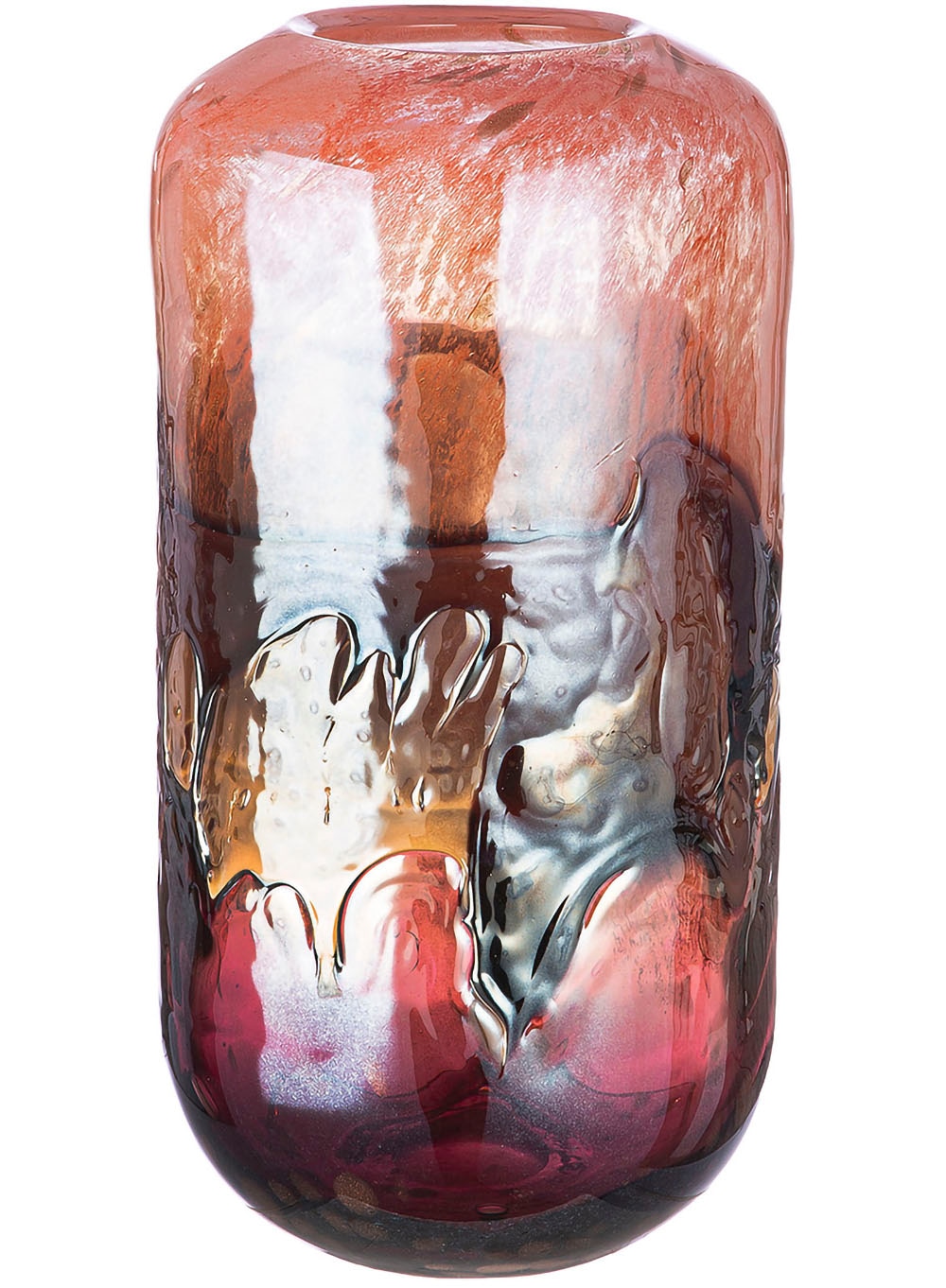 Casablanca by Gilde Tischvase »Glasart Vase "Apart", Vasenöffnung Ø ca. 9,5 günstig online kaufen