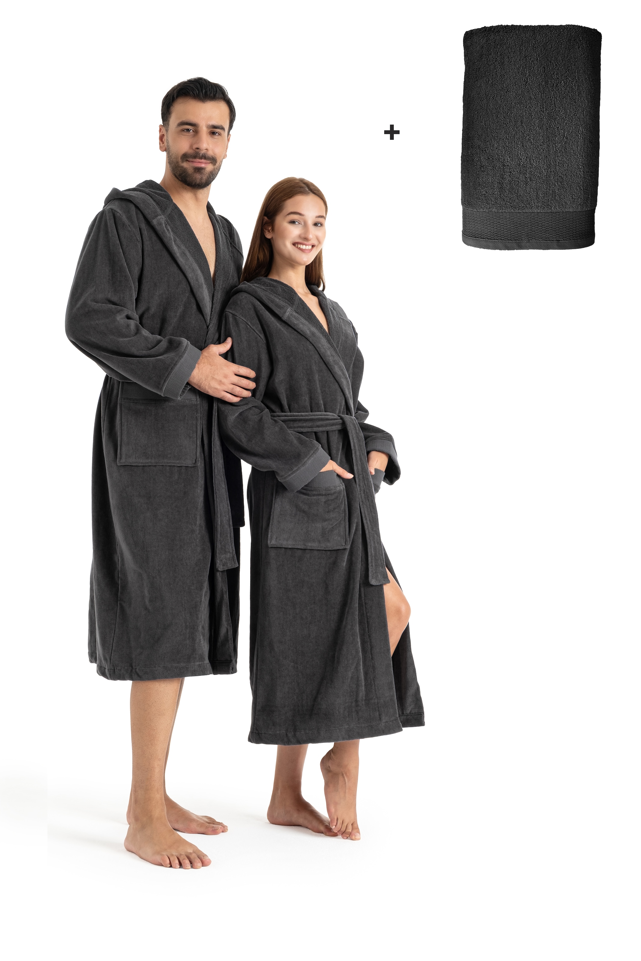 OTTO home Unisex-Bademantel »Fenya, 330 g/m², ideal für Sauna & Spa, Hotelb günstig online kaufen