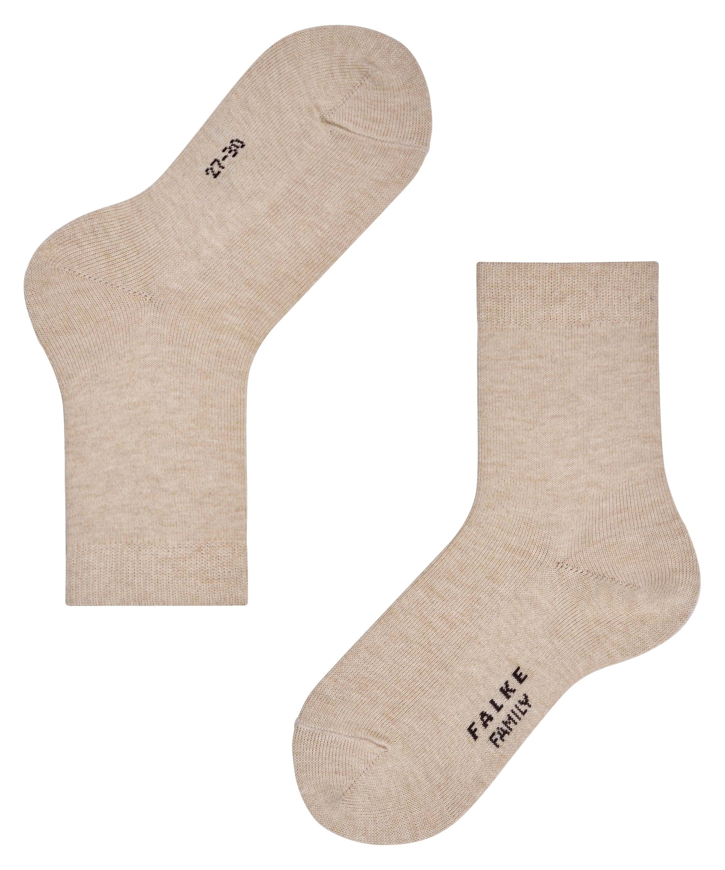 FALKE Socken »Family« für Kinder, aus Baumwolle, atmungsaktiv, mit elastischem, breitem Bund