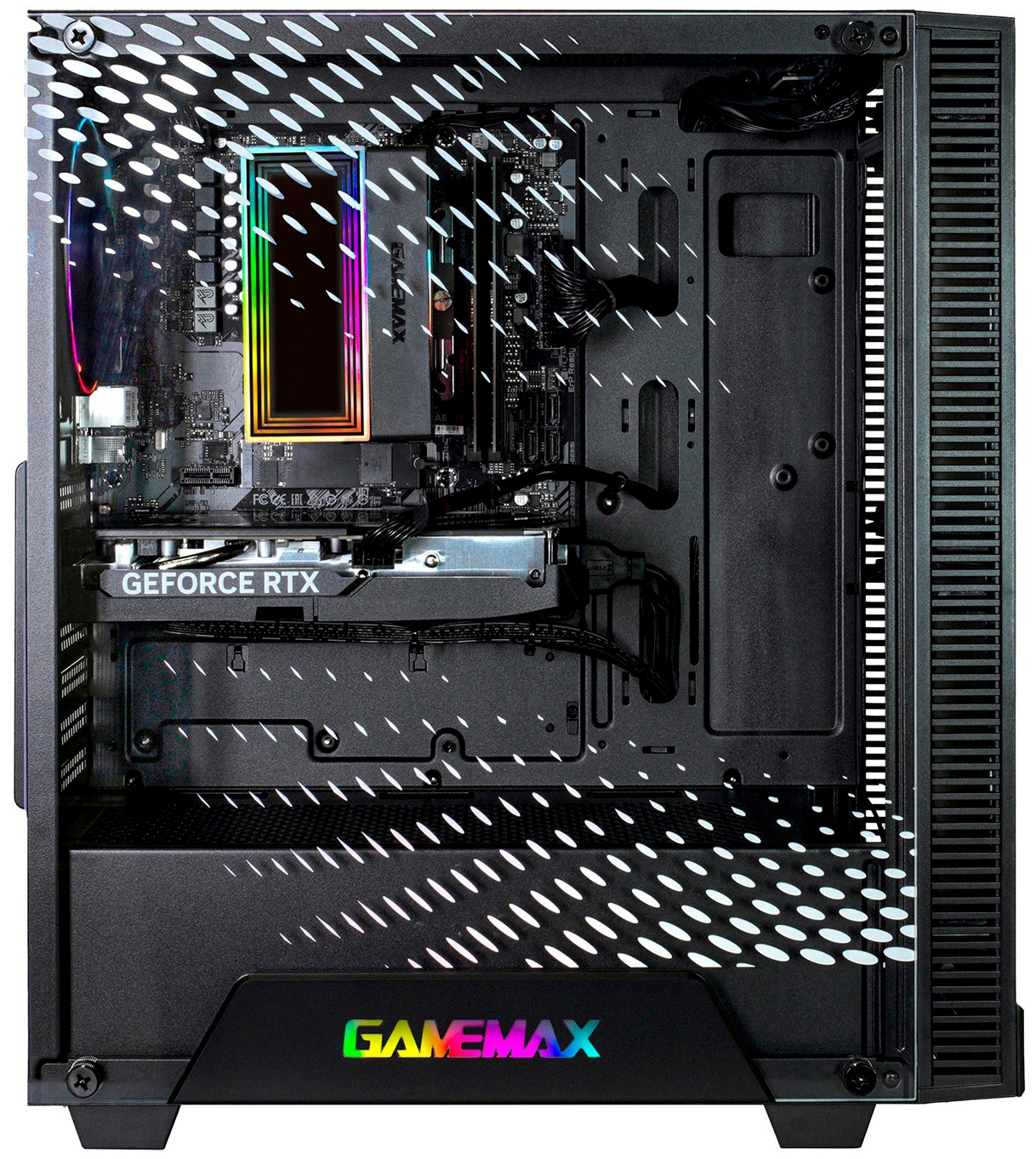 GAMEMAX Gaming-PC »Rockstar 8187 AMD Ryzen 7 5700X 32GB 1TB SSD RTX 5060« Windows 11