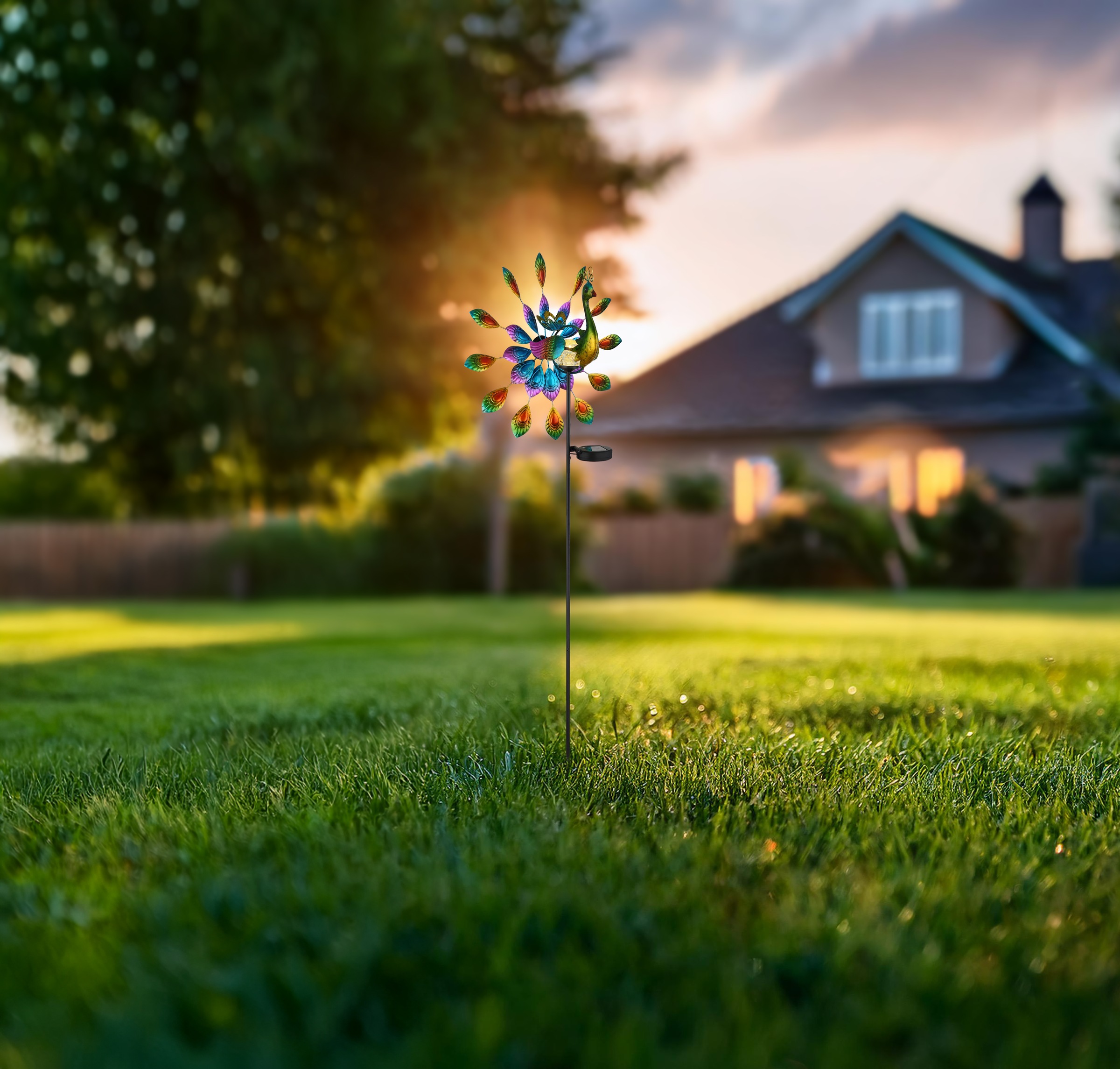 GLOBO LIGHTING LED Solarleuchte »SOLARLEUCHTE METALL SCHWARZ MATT, 1XLED« L günstig online kaufen