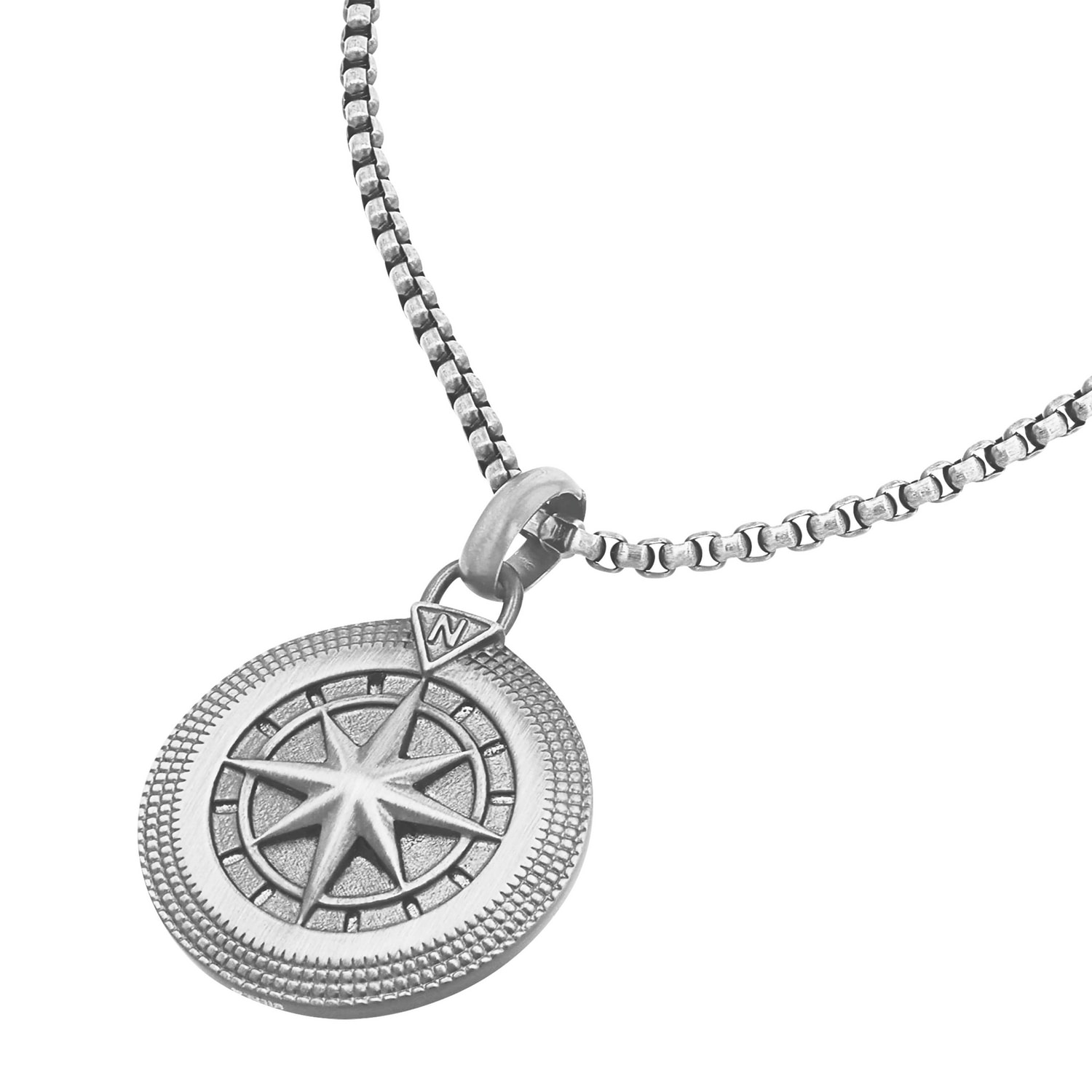 TOM TAILOR Kette mit Anhänger »Schmuck Geschenk Edelstahl Windrose«