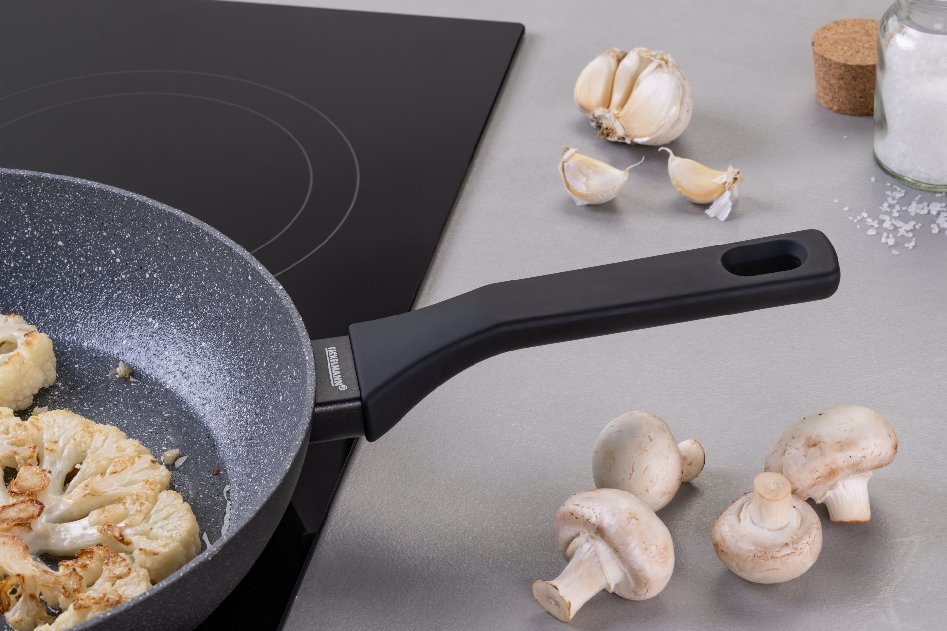 FACKELMANN Bratpfanne »Cosmo«, Aluminium, (Set, 3 tlg.), Bratpfannen-Set Cosmo Ø 20, 24, 28 cm – mit Ceramic-Beschichtung