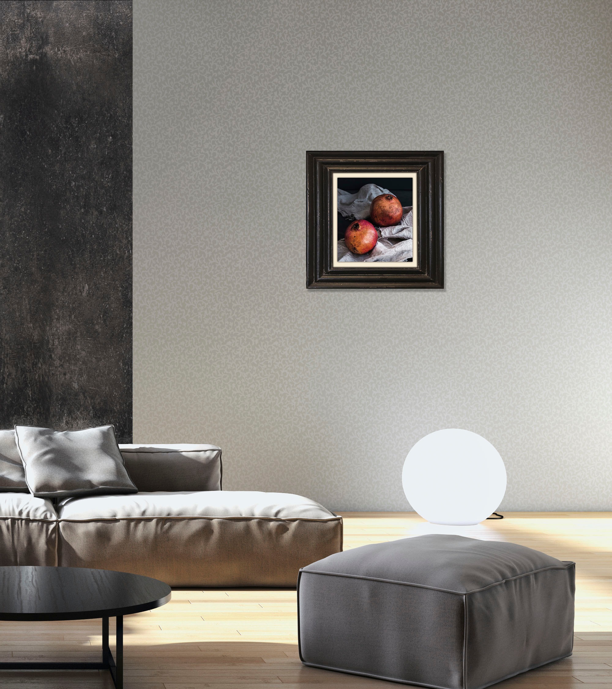 queence Leinwandbild »Granatapfel«, Kunst-Obst-Stillleben-Obst Bilder, Prem günstig online kaufen